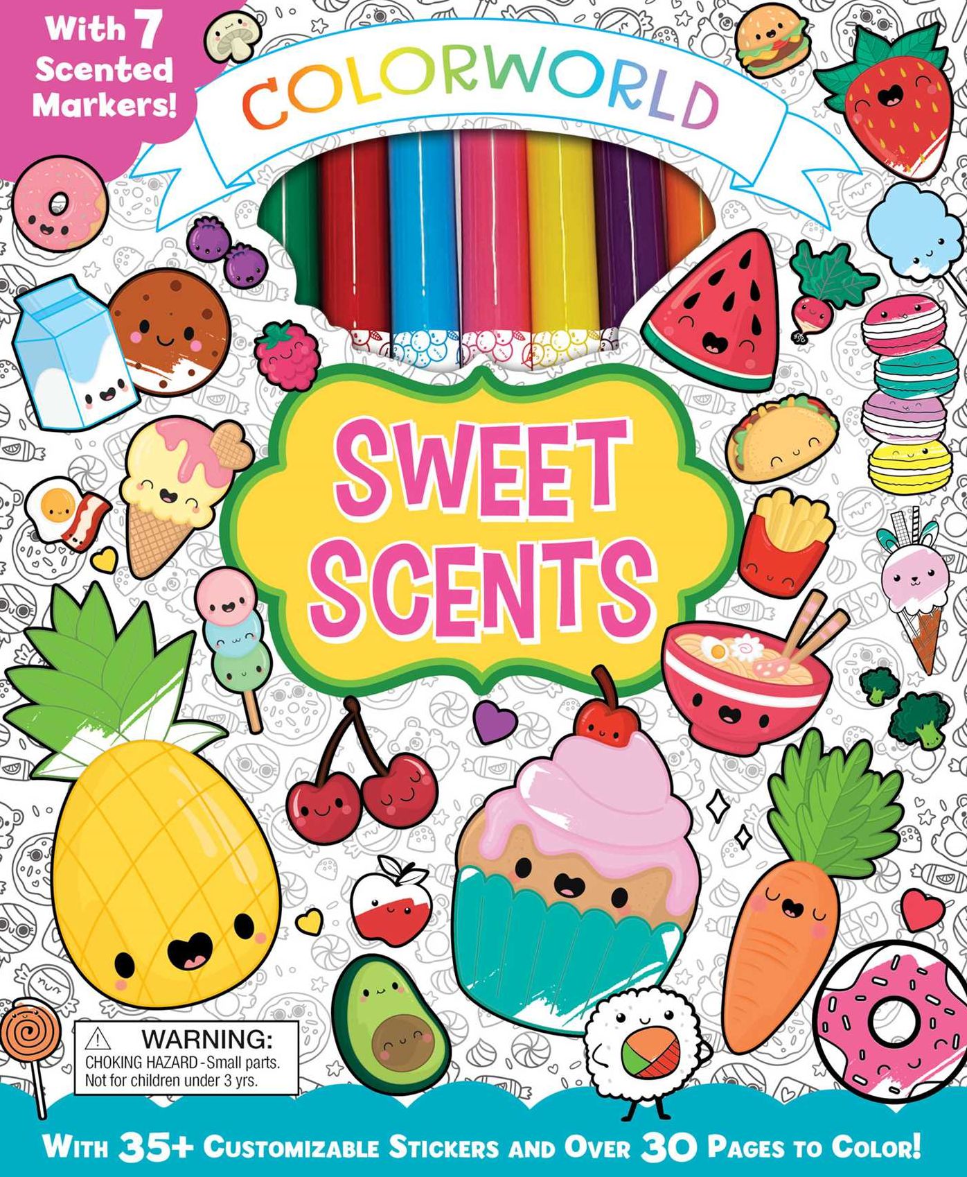 ColorWorld: Sweet Scents: With 35+ Customizable Stickers and Over 30 Pages to Color!