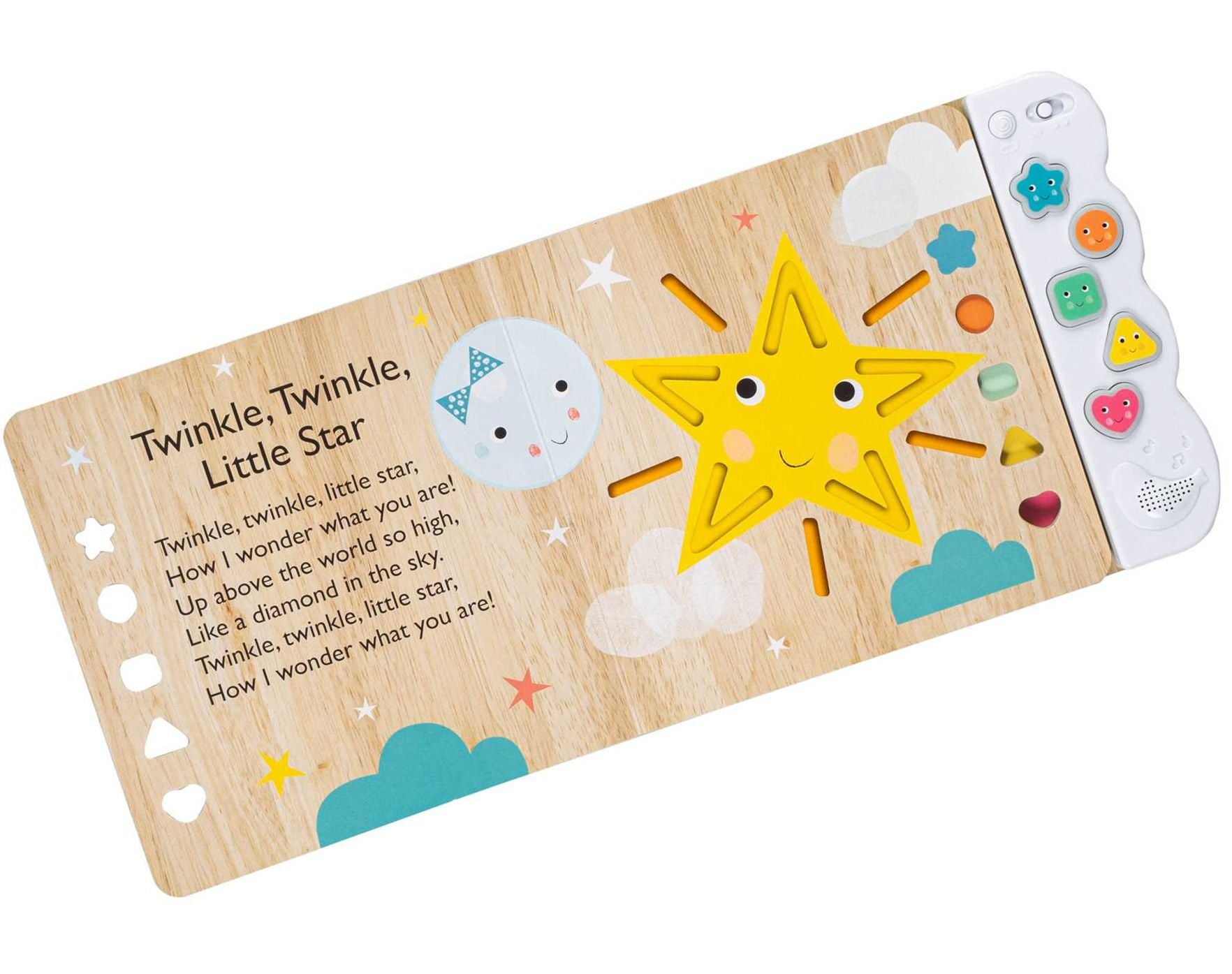 Touch and Trace Nursery Rhymes: Twinkle, Twinkle Little Star with 5-Buttton Light and Sound