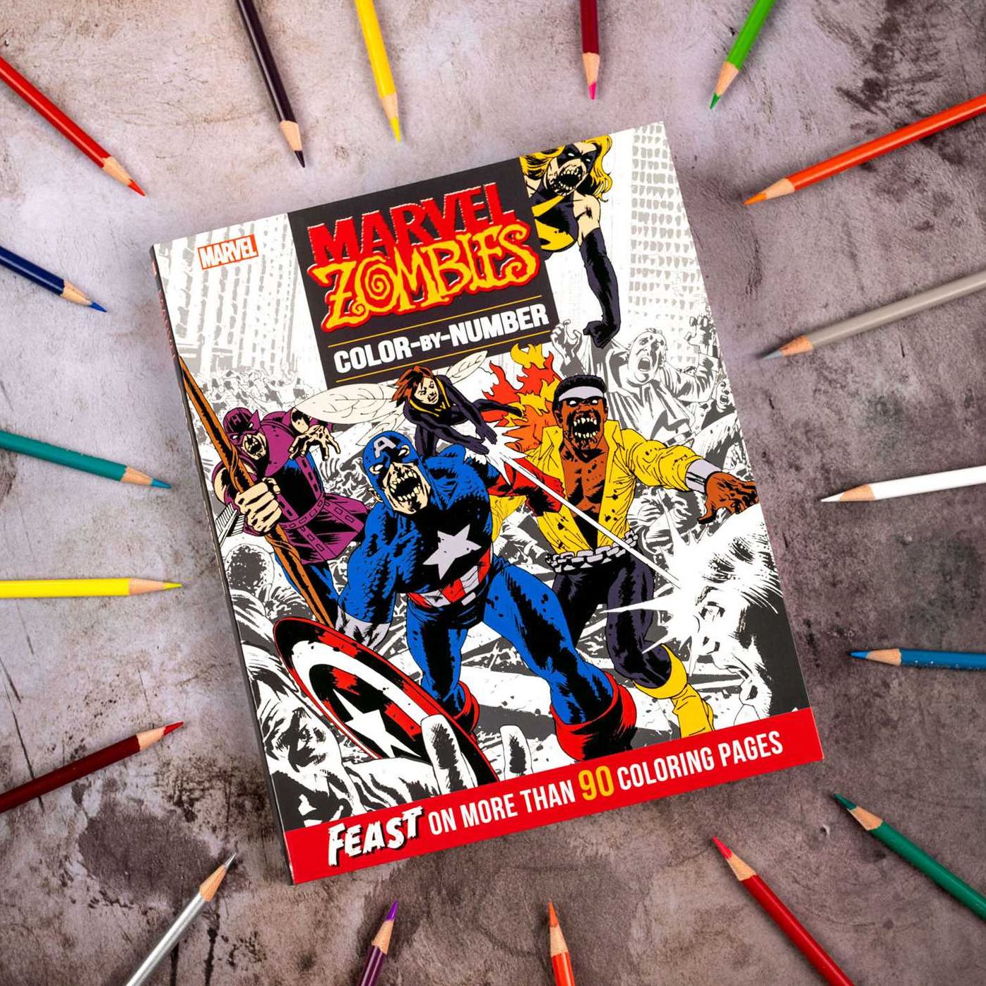 Marvel Zombies Color-by-Number