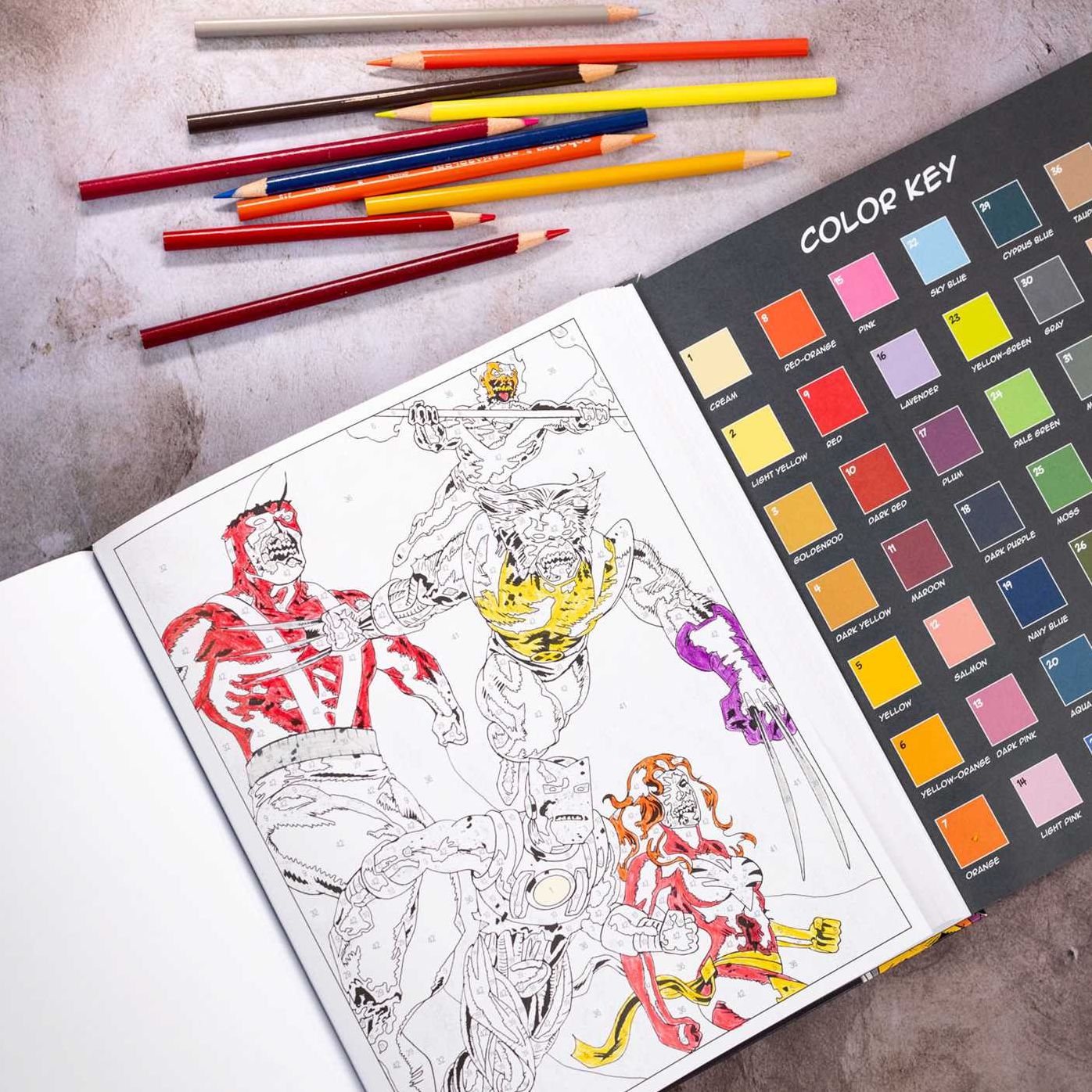 Marvel Zombies Color-by-Number