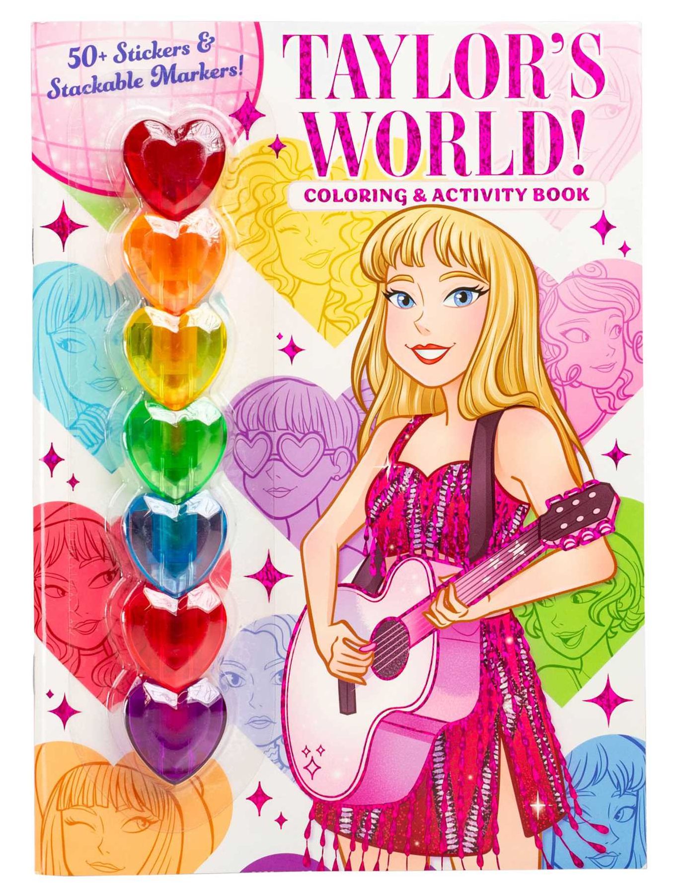 Taylor's World! Coloring and Activity Book with 50+ Stickers & Stackable Markers!
