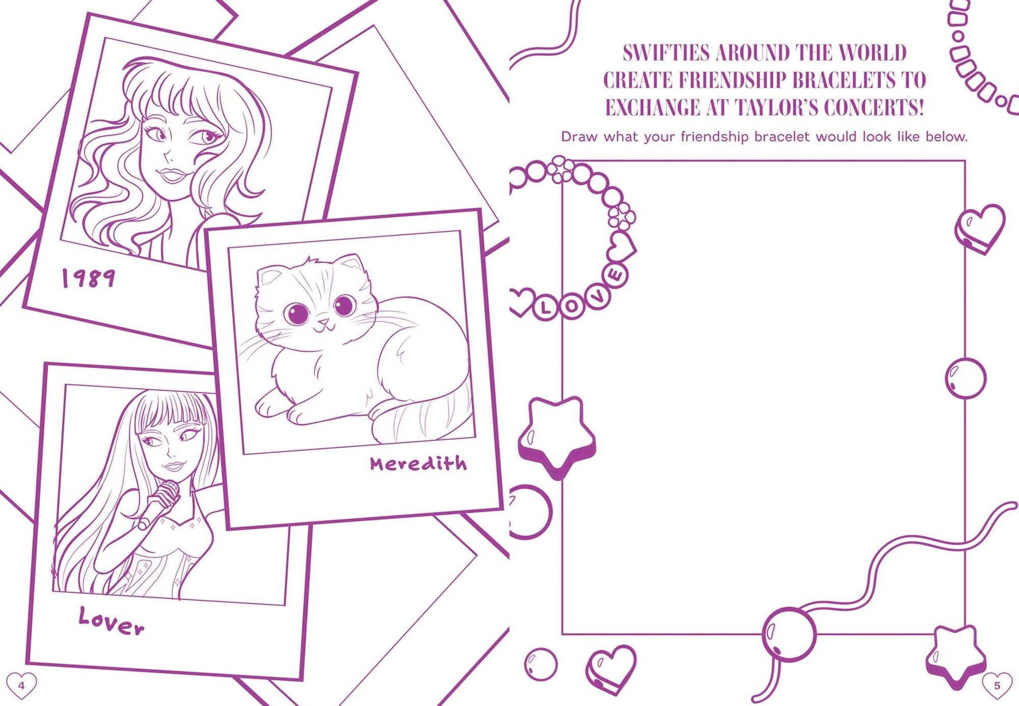 Taylor's World! Coloring and Activity Book with 50+ Stickers & Stackable Markers!