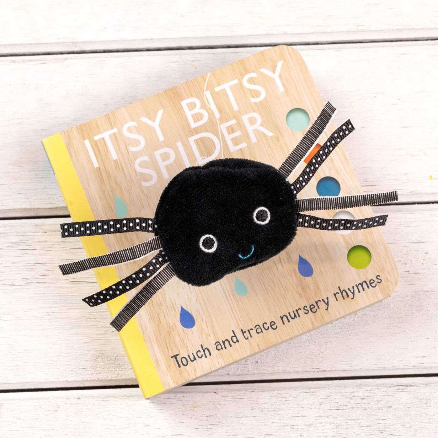 Touch and Trace Nursery Rhymes: Itsy Bitsy Spider Finger Puppet Book