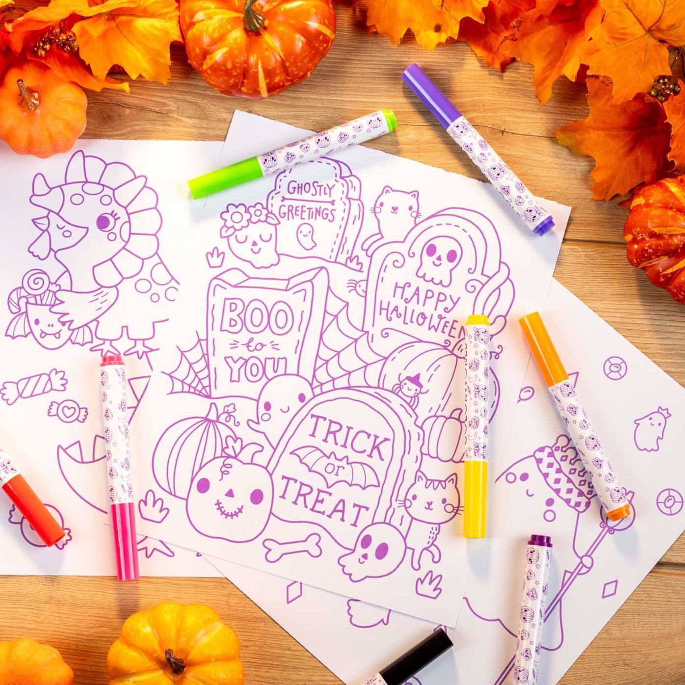 ColorWorld: Spooky Sweet Halloween: Plus 35+ Glow-in-the-Dark Stickers and Over 30 Pages to Color!
