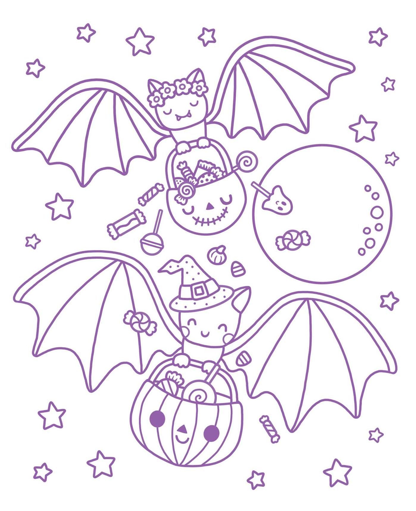 ColorWorld: Spooky Sweet Halloween: Plus 35+ Glow-in-the-Dark Stickers and Over 30 Pages to Color!