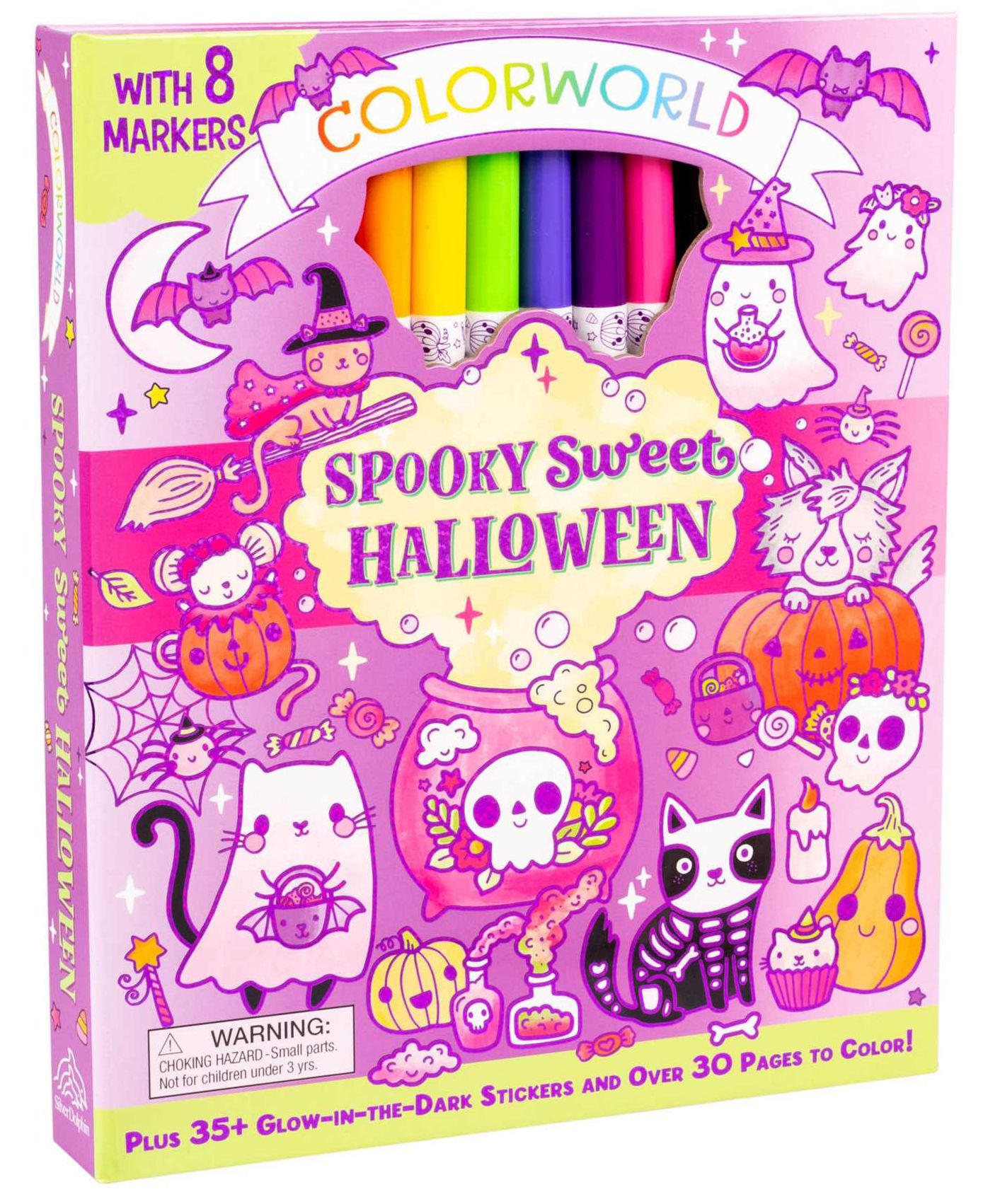 ColorWorld: Spooky Sweet Halloween: Plus 35+ Glow-in-the-Dark Stickers and Over 30 Pages to Color!