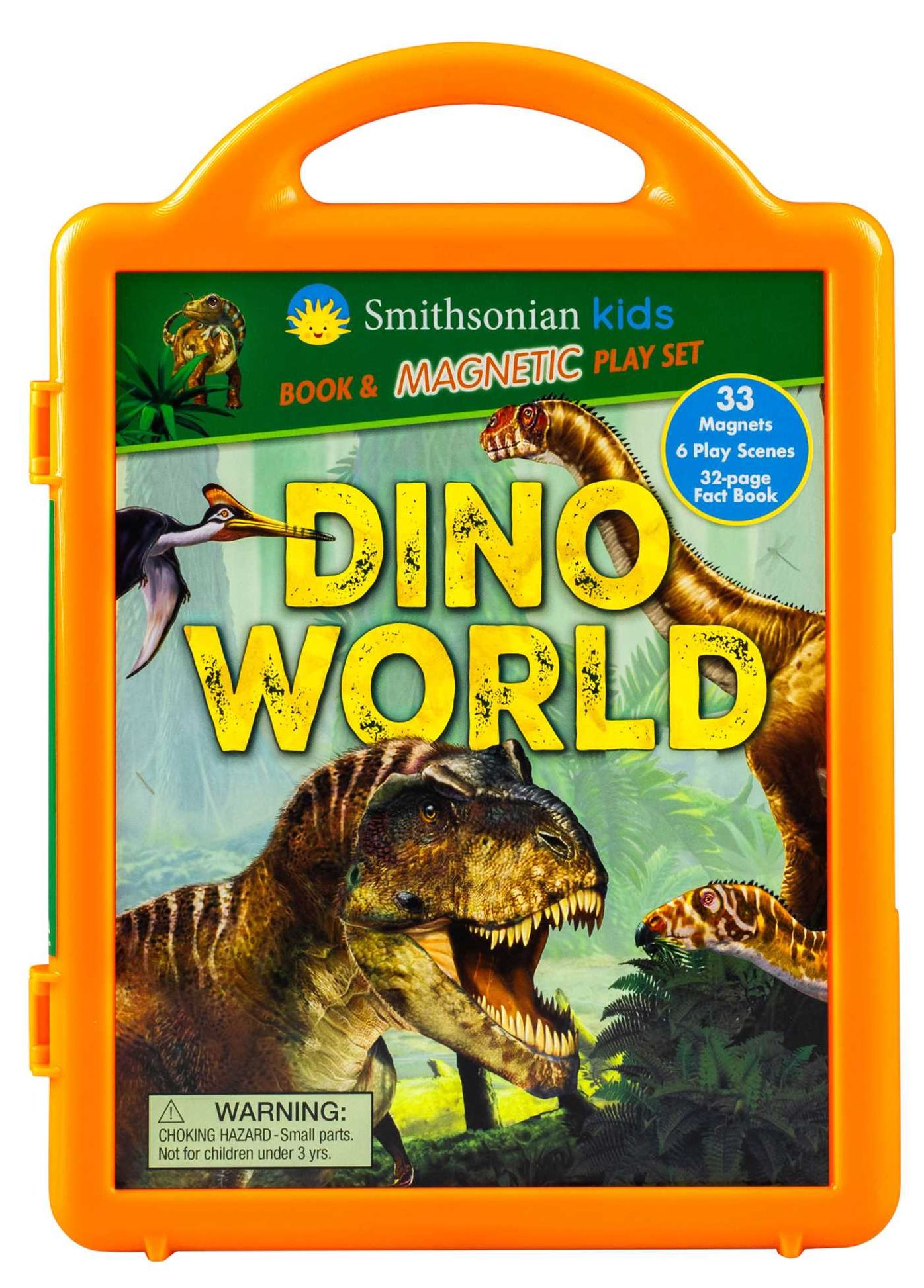 Smithsonian Kids: DinoWorld Book and Magnetic Play Set