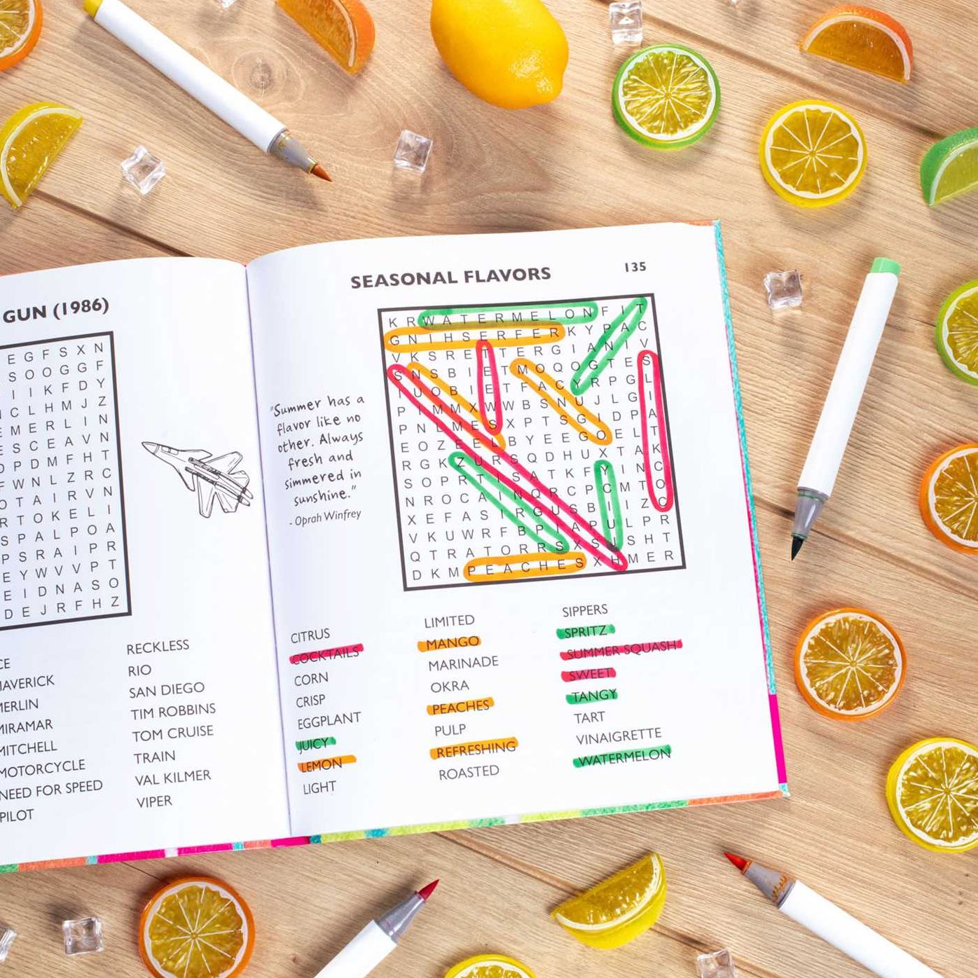 Large Print Summer Fun Word Search