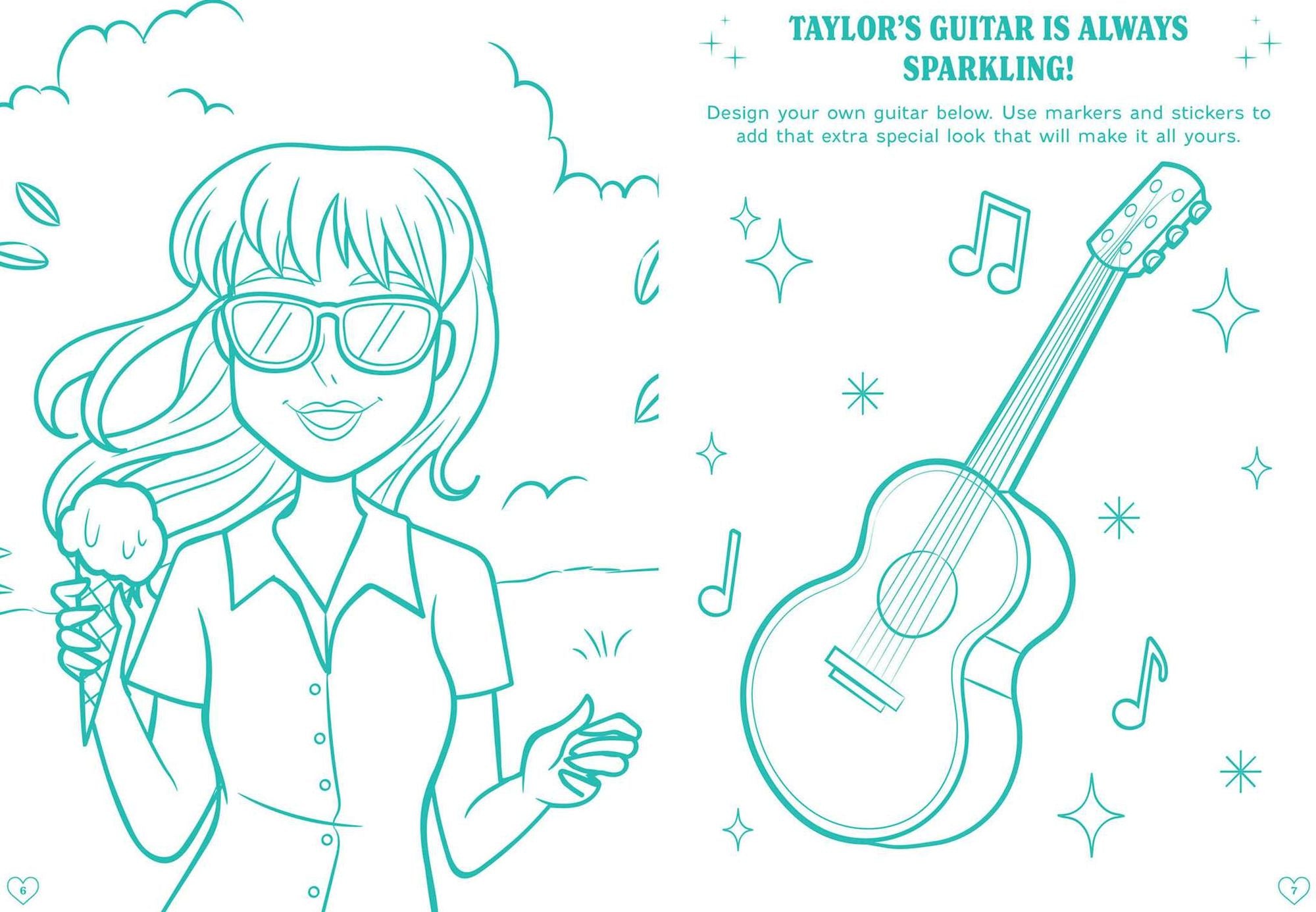 Taylor Swift Friends Forever Coloring & Activity Book with Friendship Bracelet Kit