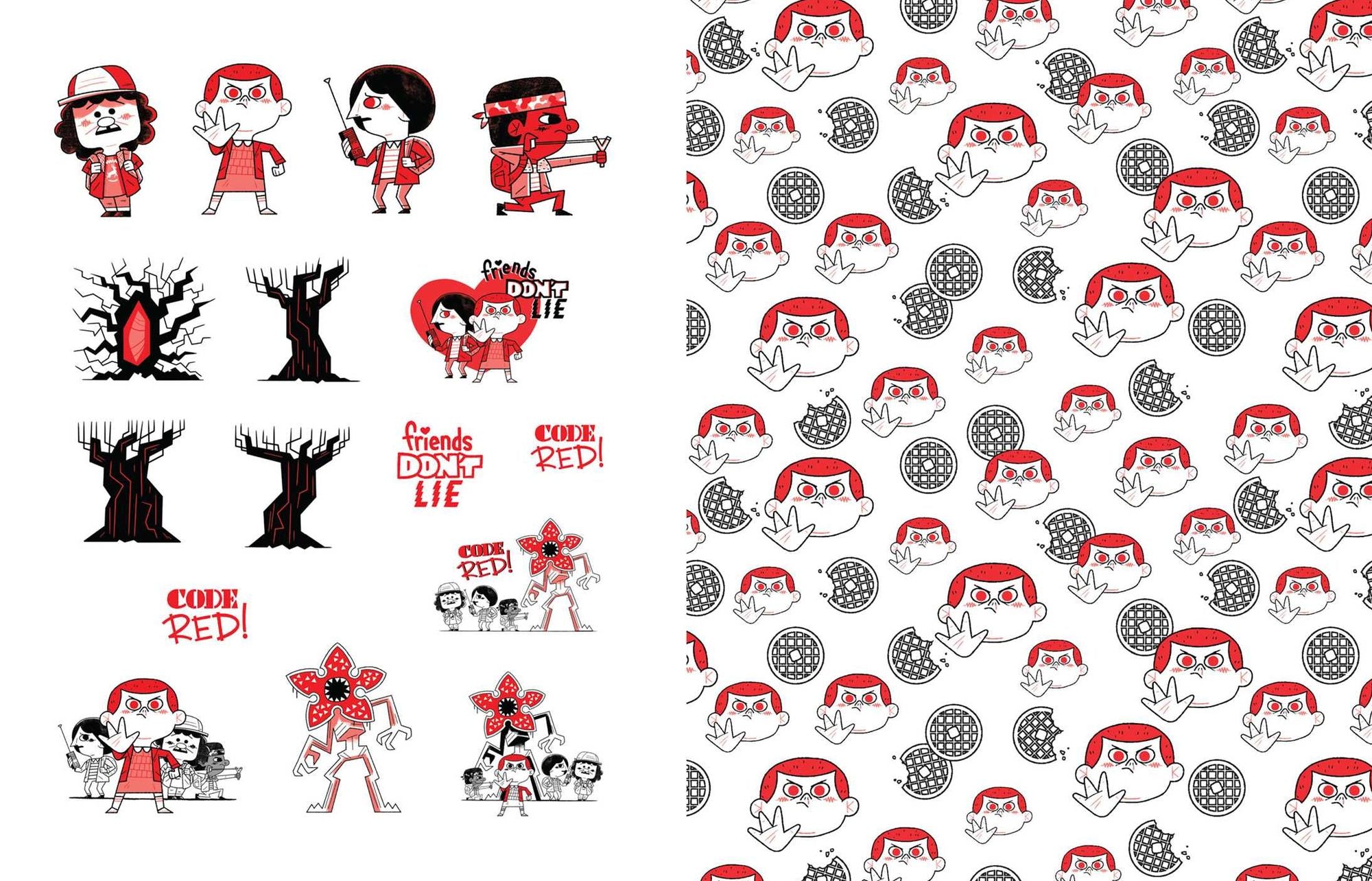 Stranger Things World of Stickers: Art Inspired by the Series