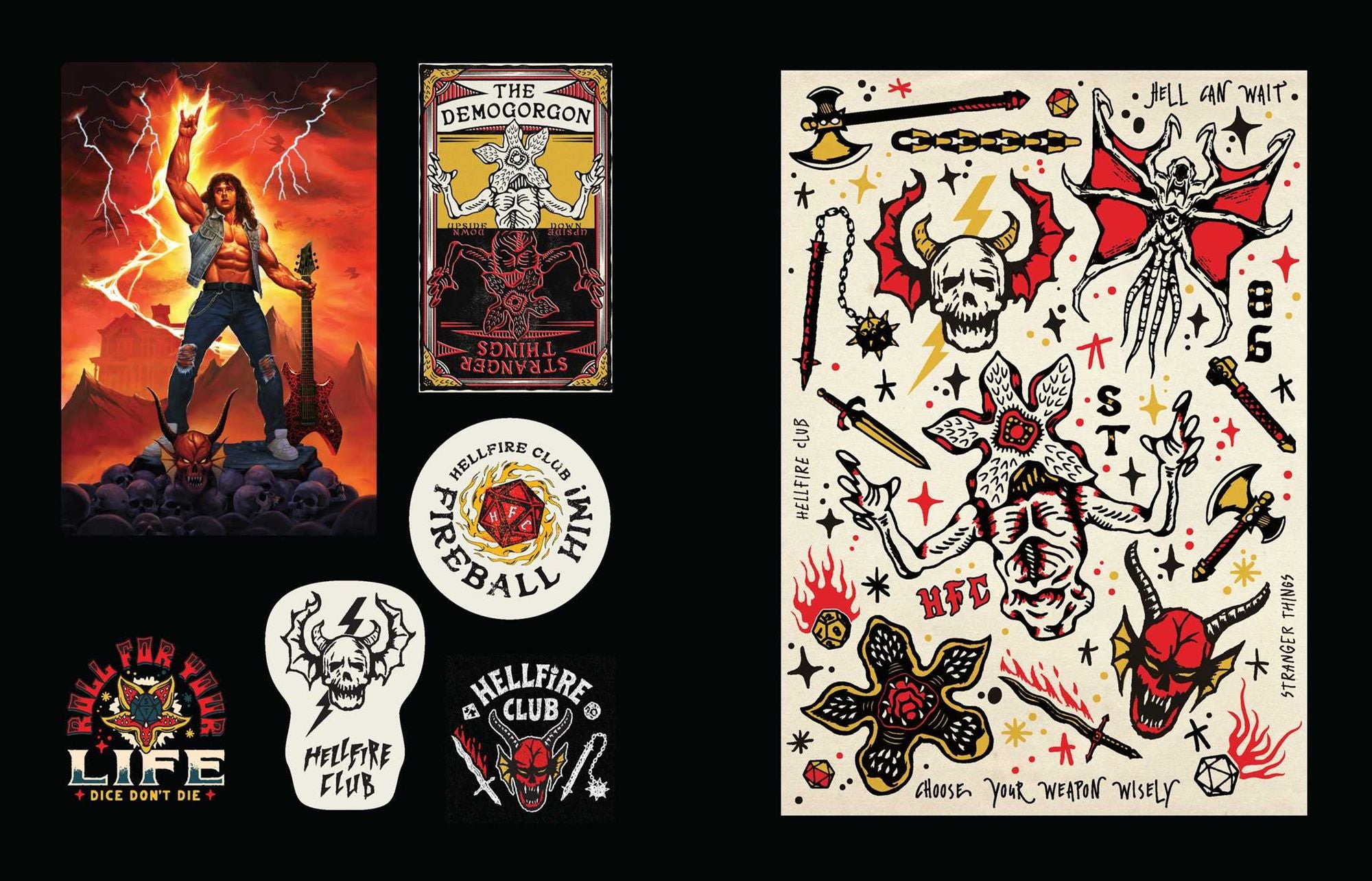 Stranger Things World of Stickers: Art Inspired by the Series