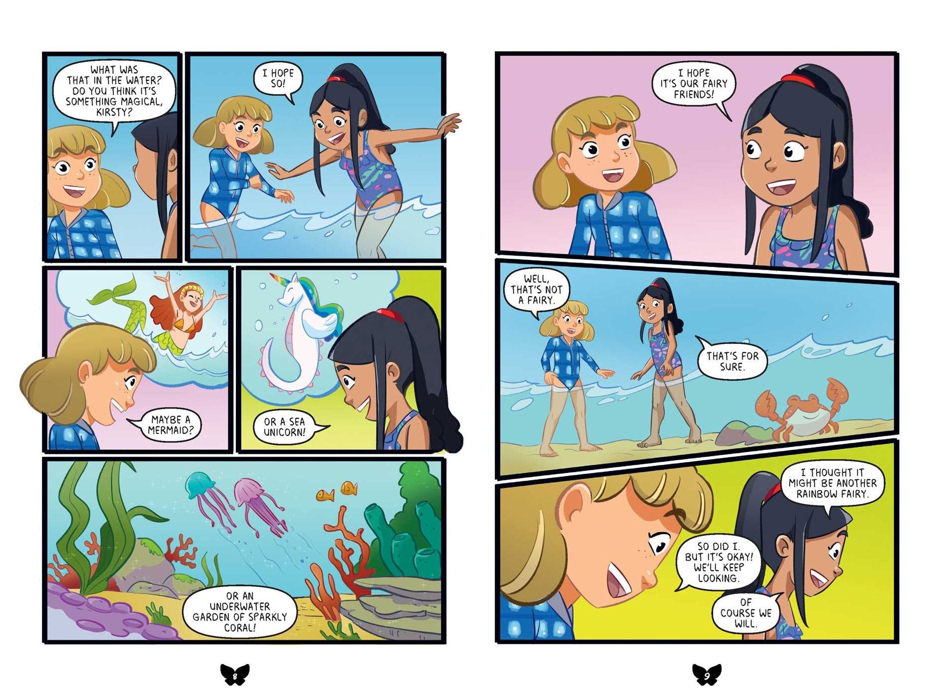 Rainbow Magic Rainbow Fairies #2: Amber the Orange Fairy Graphic Novel
