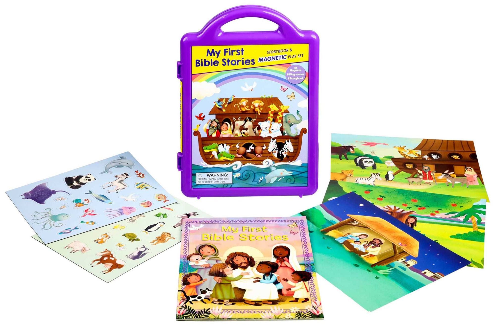 My First Bible Stories: Storybook & Magnetic Play Set