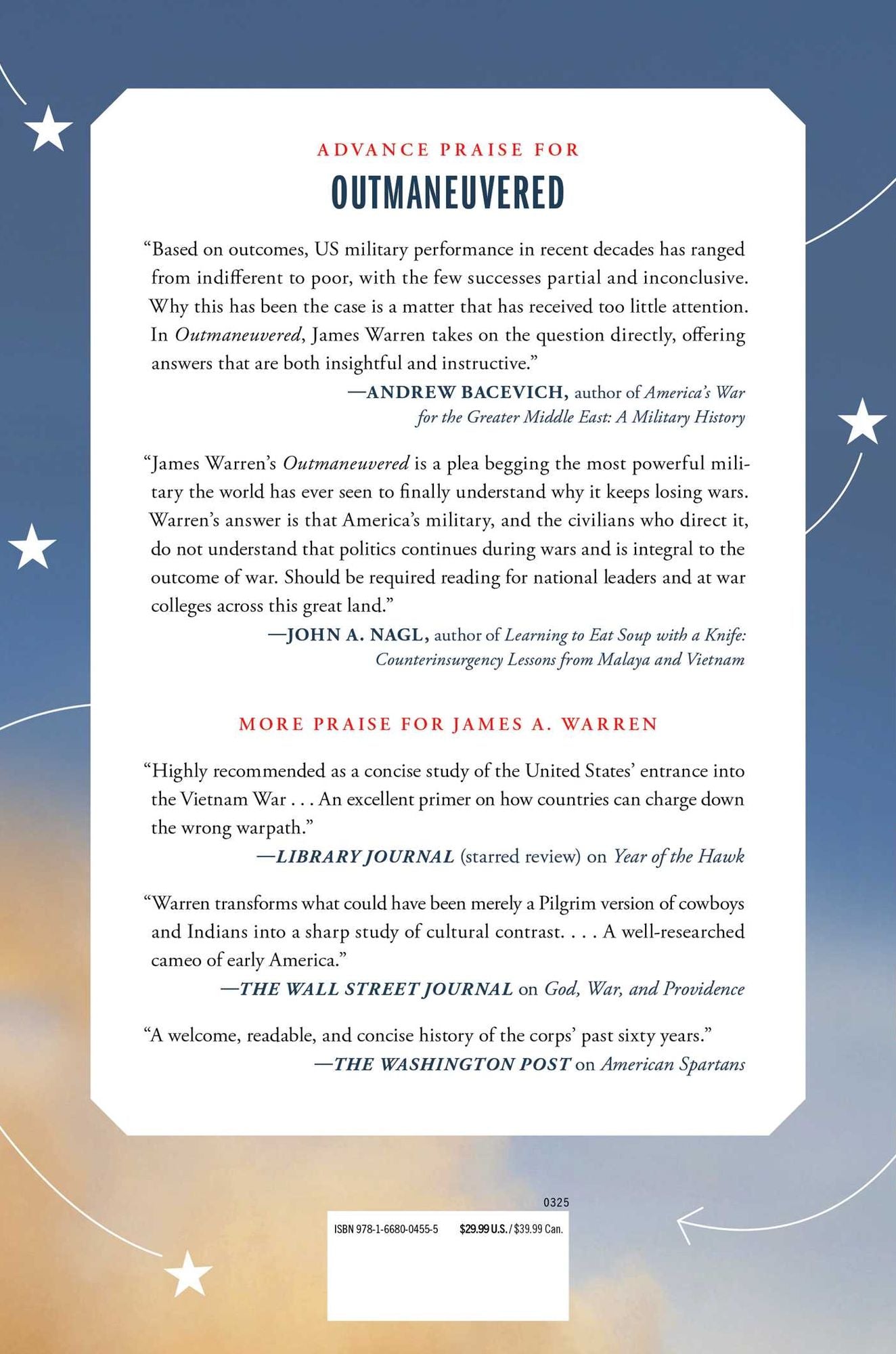 Outmaneuvered: America's Tragic Encounter with Warfare from Vietnam to Afghanistan