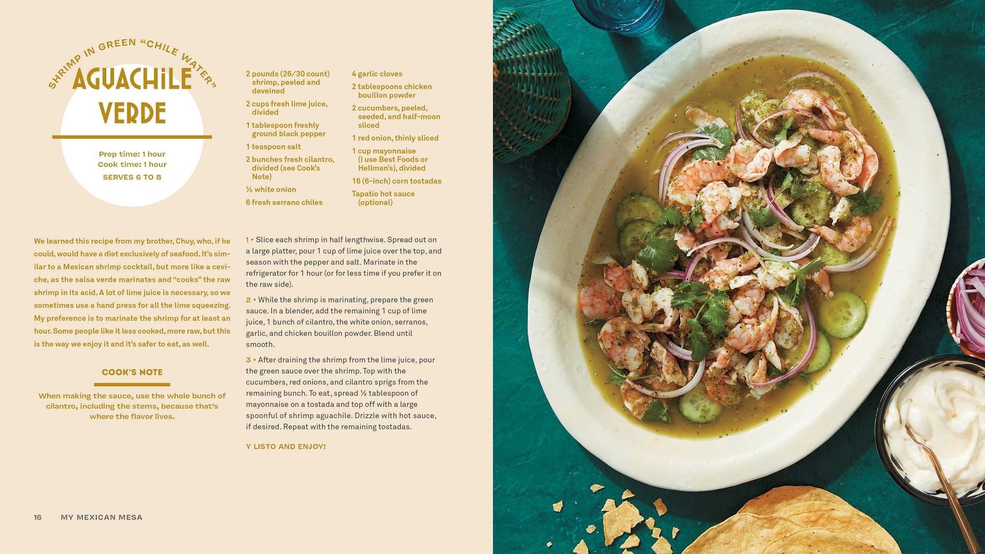 My Mexican Mesa, Y Listo!: Beautiful Flavors, Family Style (A Cookbook)