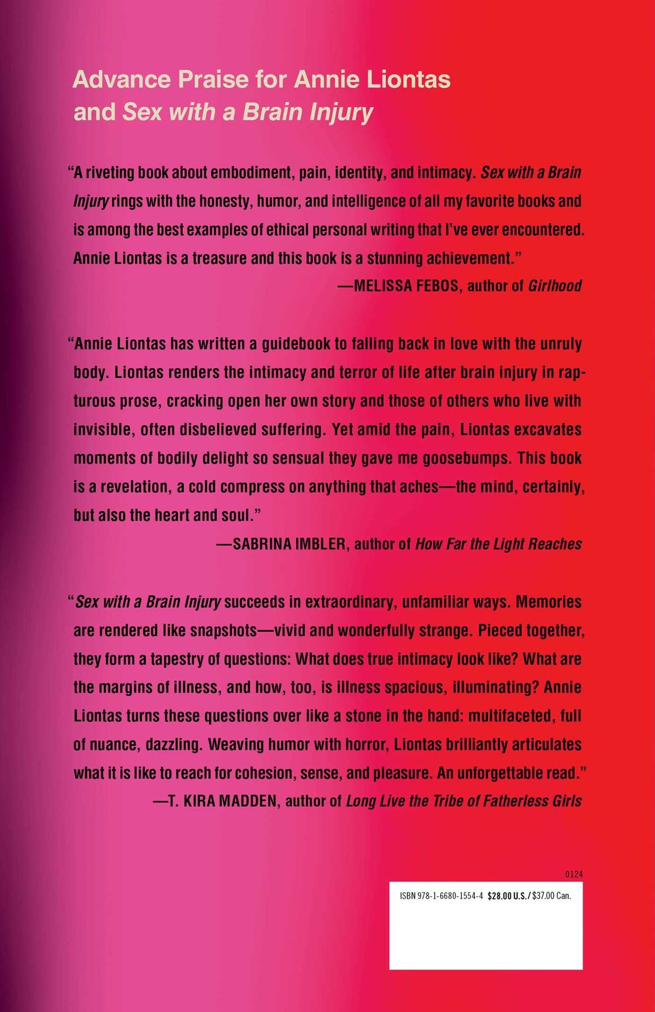 Sex with a Brain Injury: On Concussion and Recovery