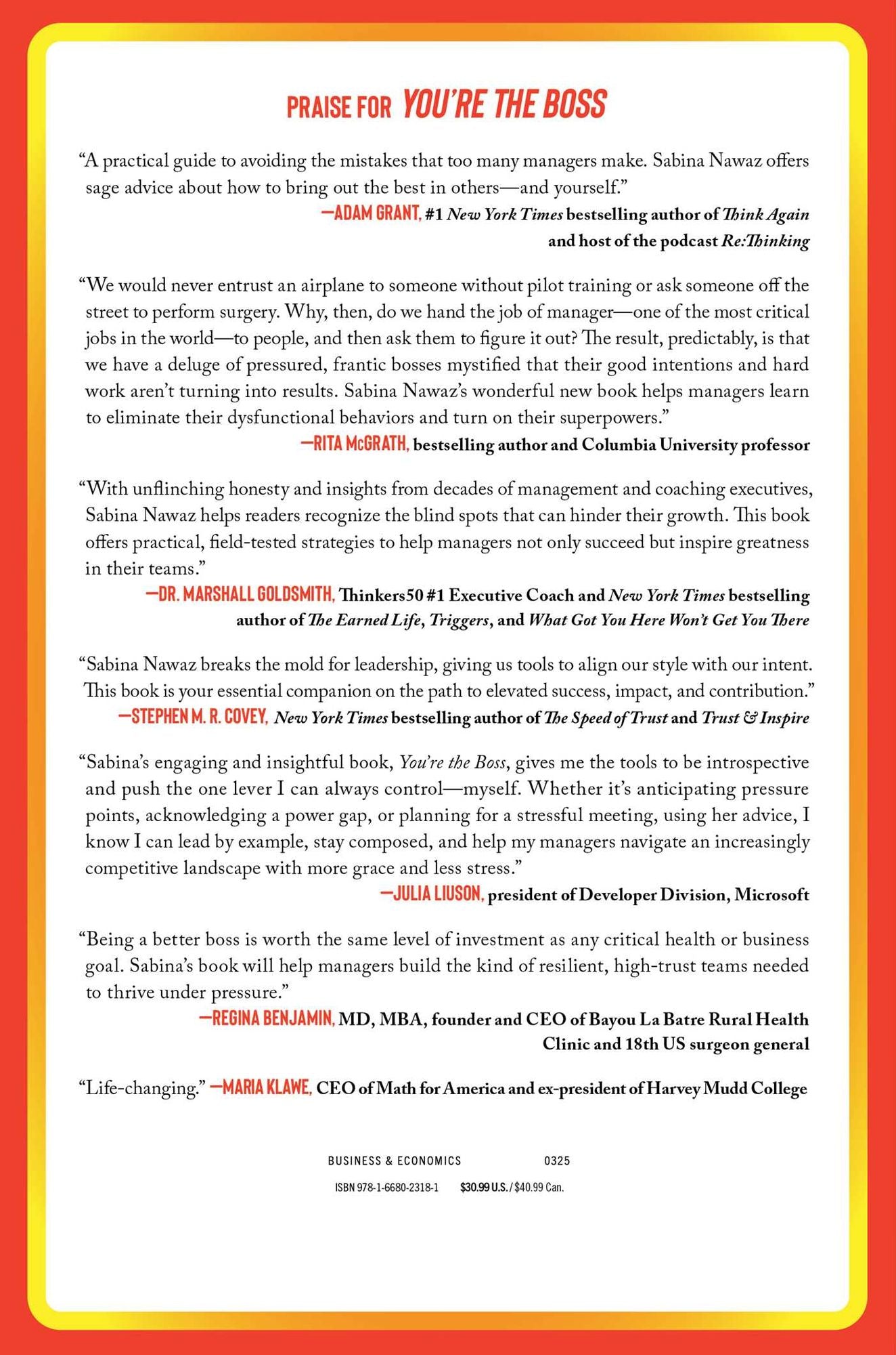 You're the Boss: Become the Manager You Want to Be (and Others Need)