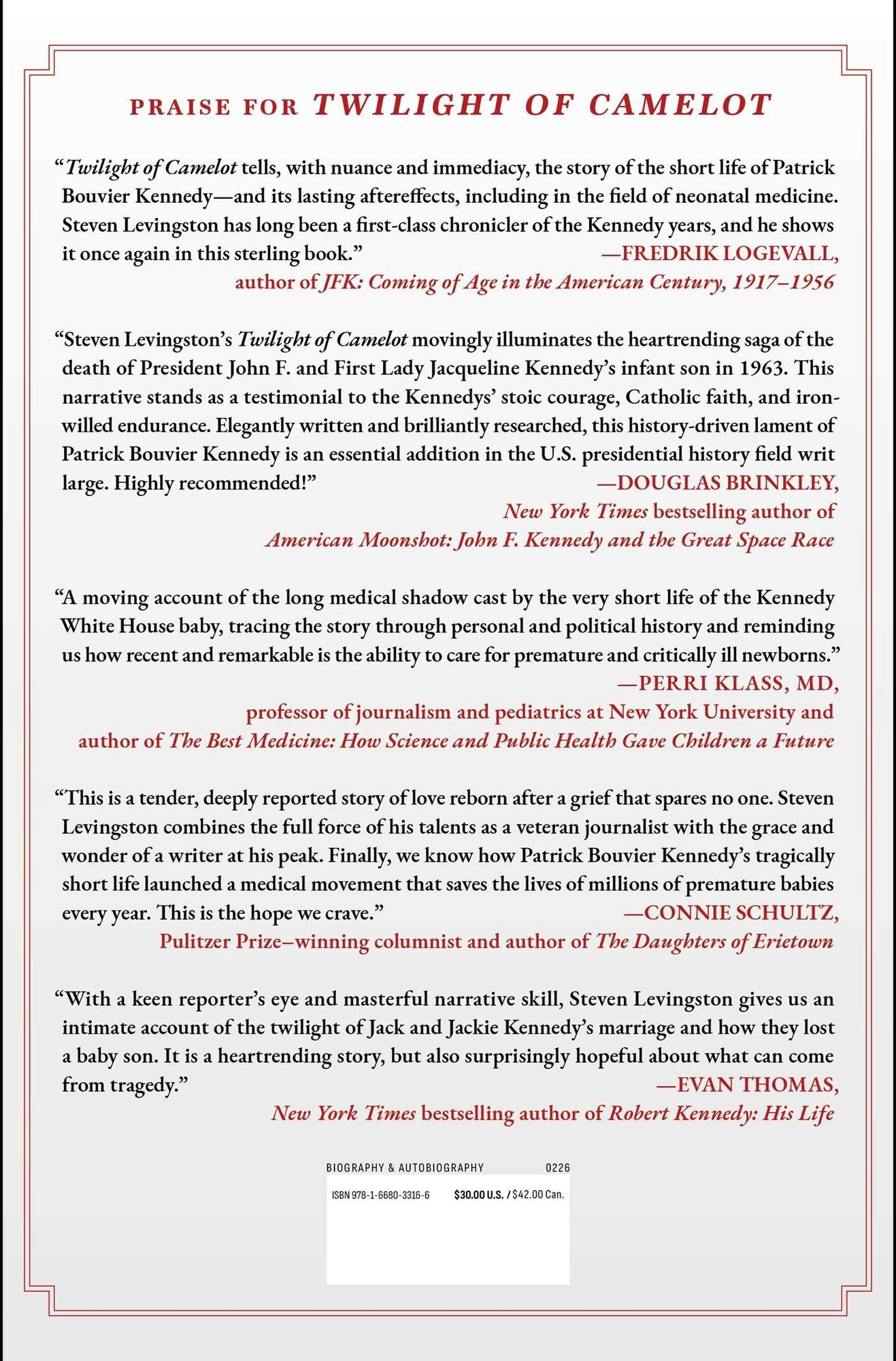 Twilight of Camelot: The Short Life and Long Legacy of Patrick Bouvier Kennedy