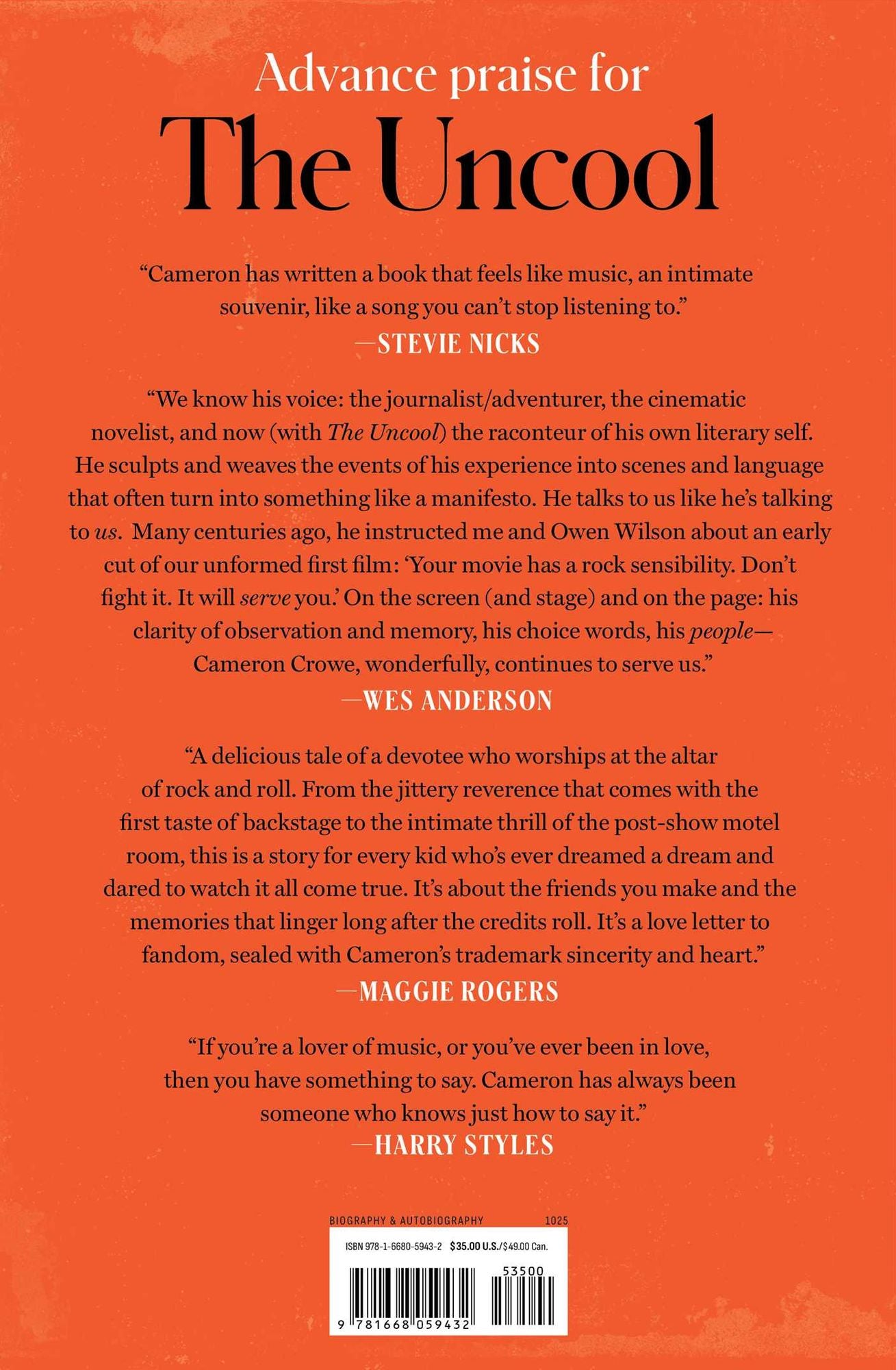 The Uncool: A Memoir