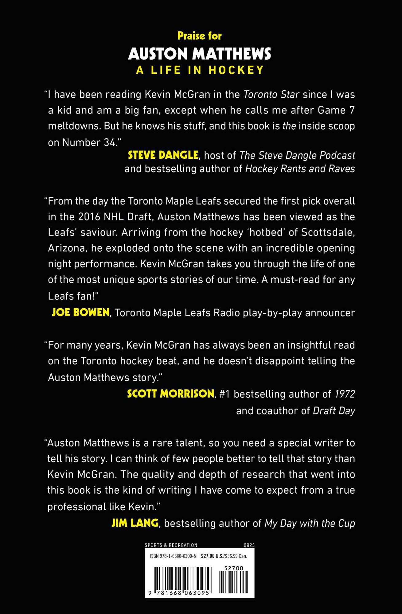 Auston Matthews: A Life in Hockey