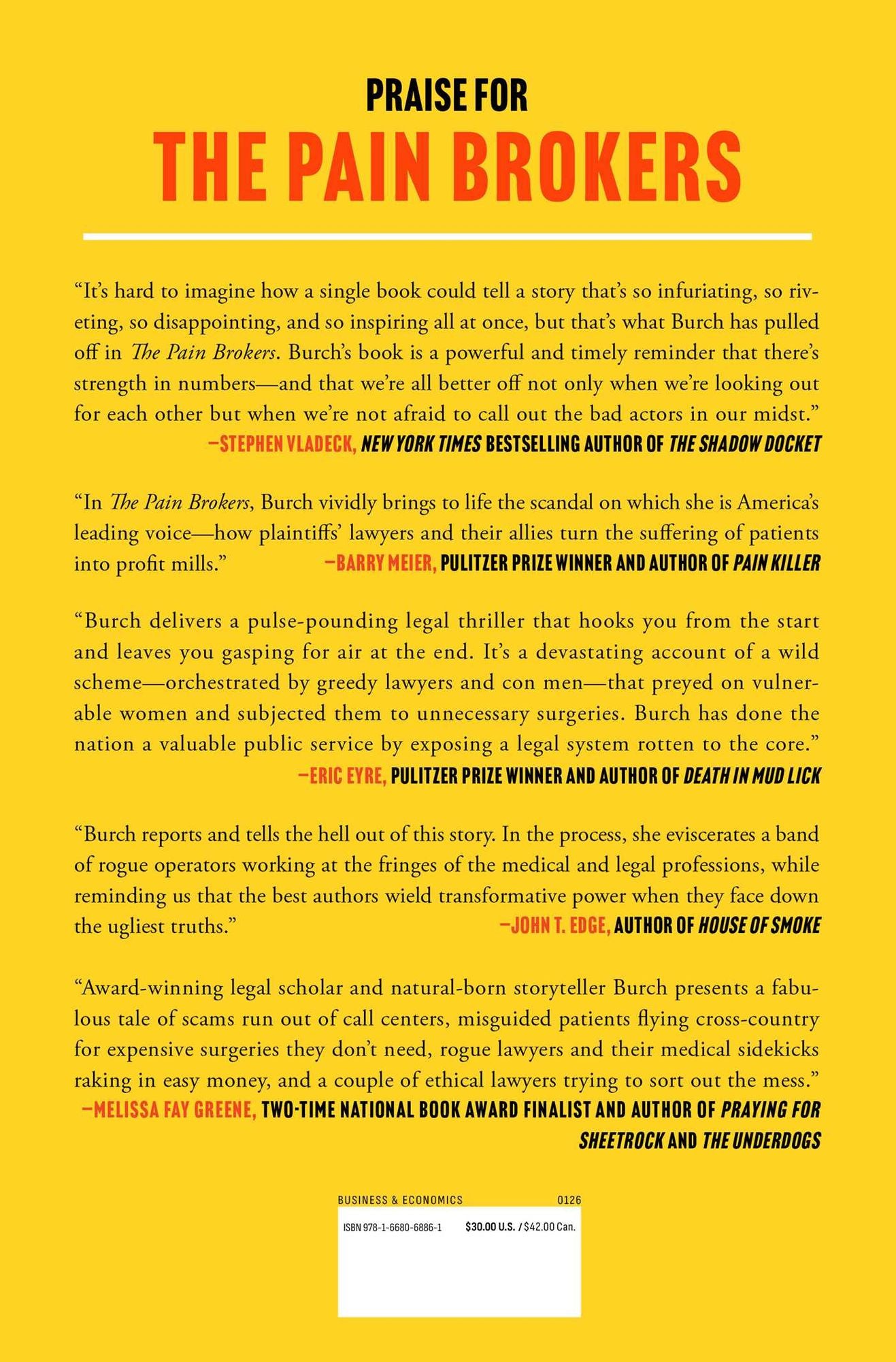 The Pain Brokers: How Con Men, Call Centers, and Rogue Doctors Fuel America's Lawsuit Factory