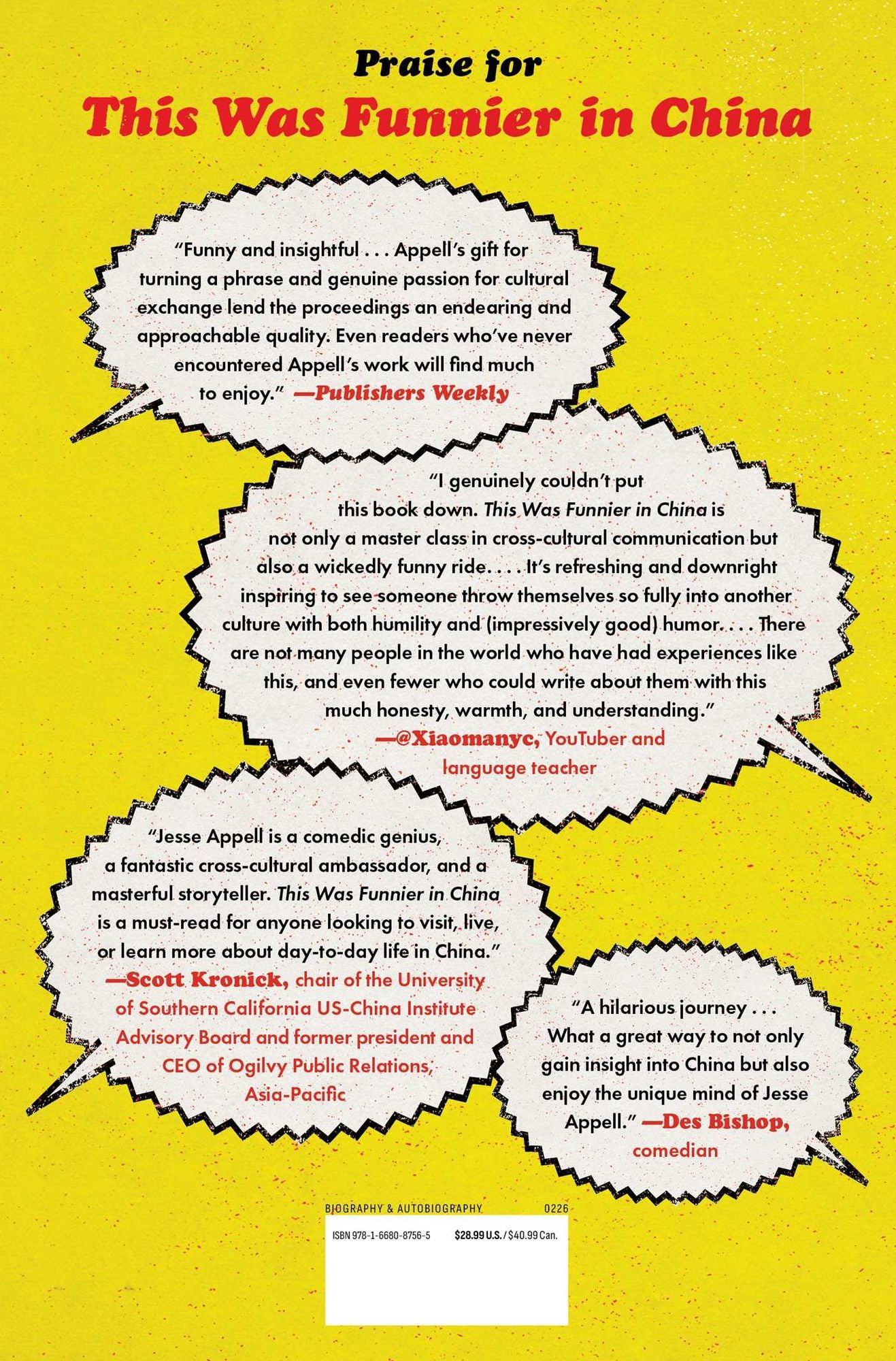 This Was Funnier in China: An American Comedian's Cross-Cultural Journey