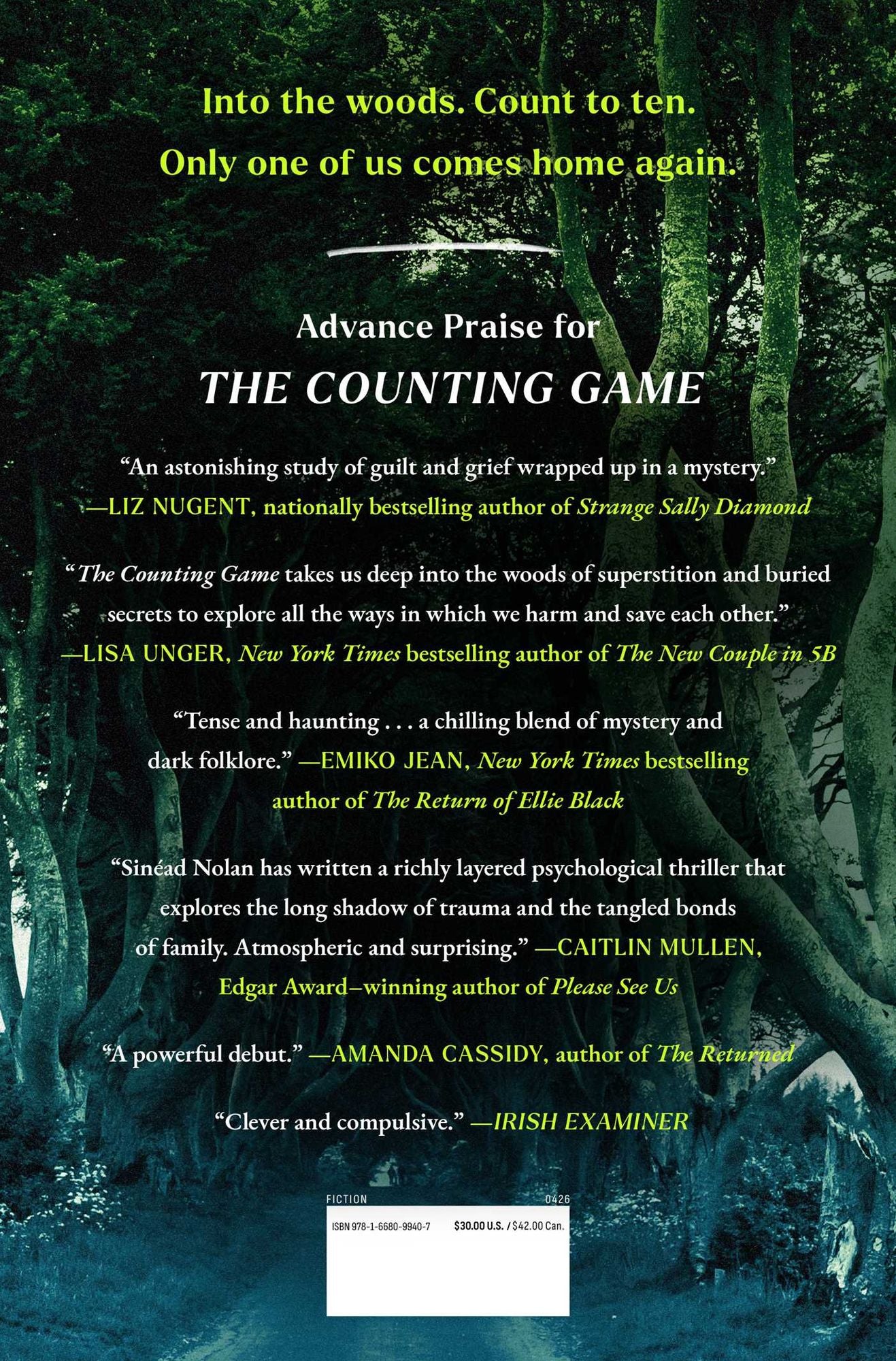 The Counting Game: A Novel