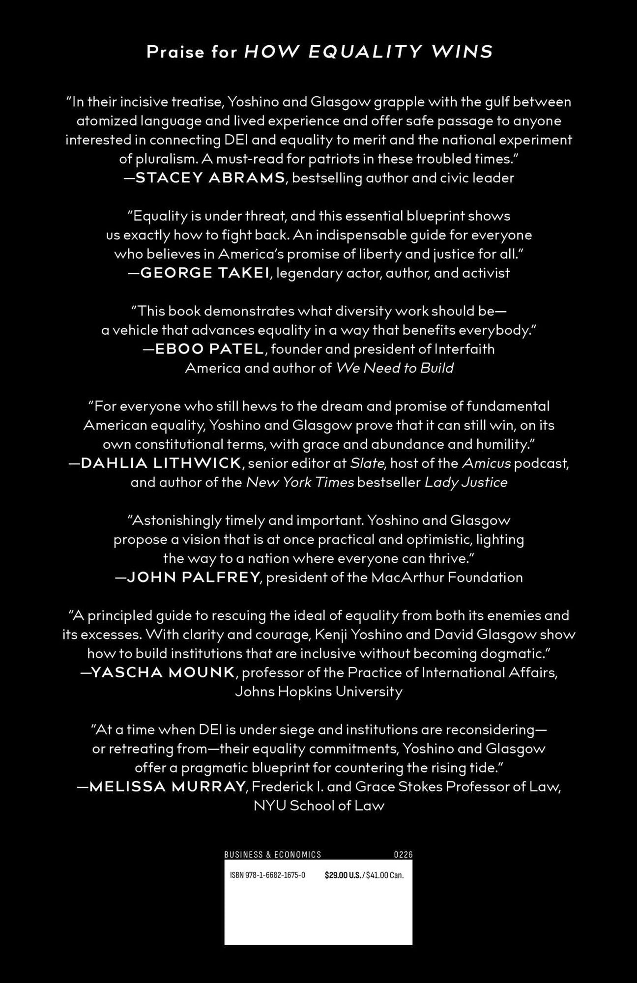 How Equality Wins: A New Vision for an Inclusive America