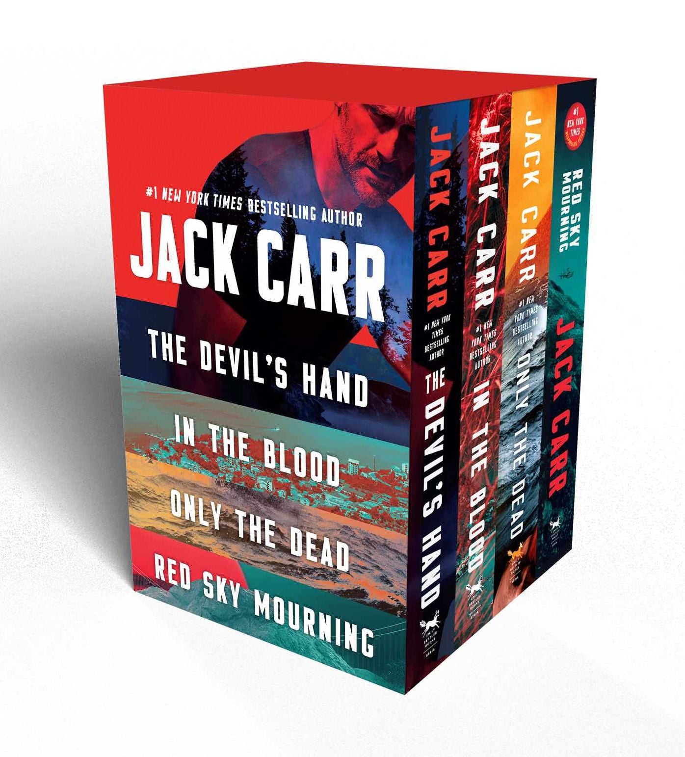 Jack Carr Terminal List Boxed Set 2: The Devil's Hand, In the Blood, Only the Dead, Red Sky Mourning