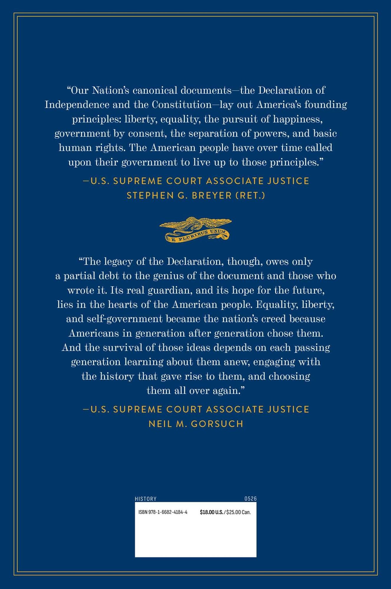 The Promise of America: Reflections On Our Enduring Ideals