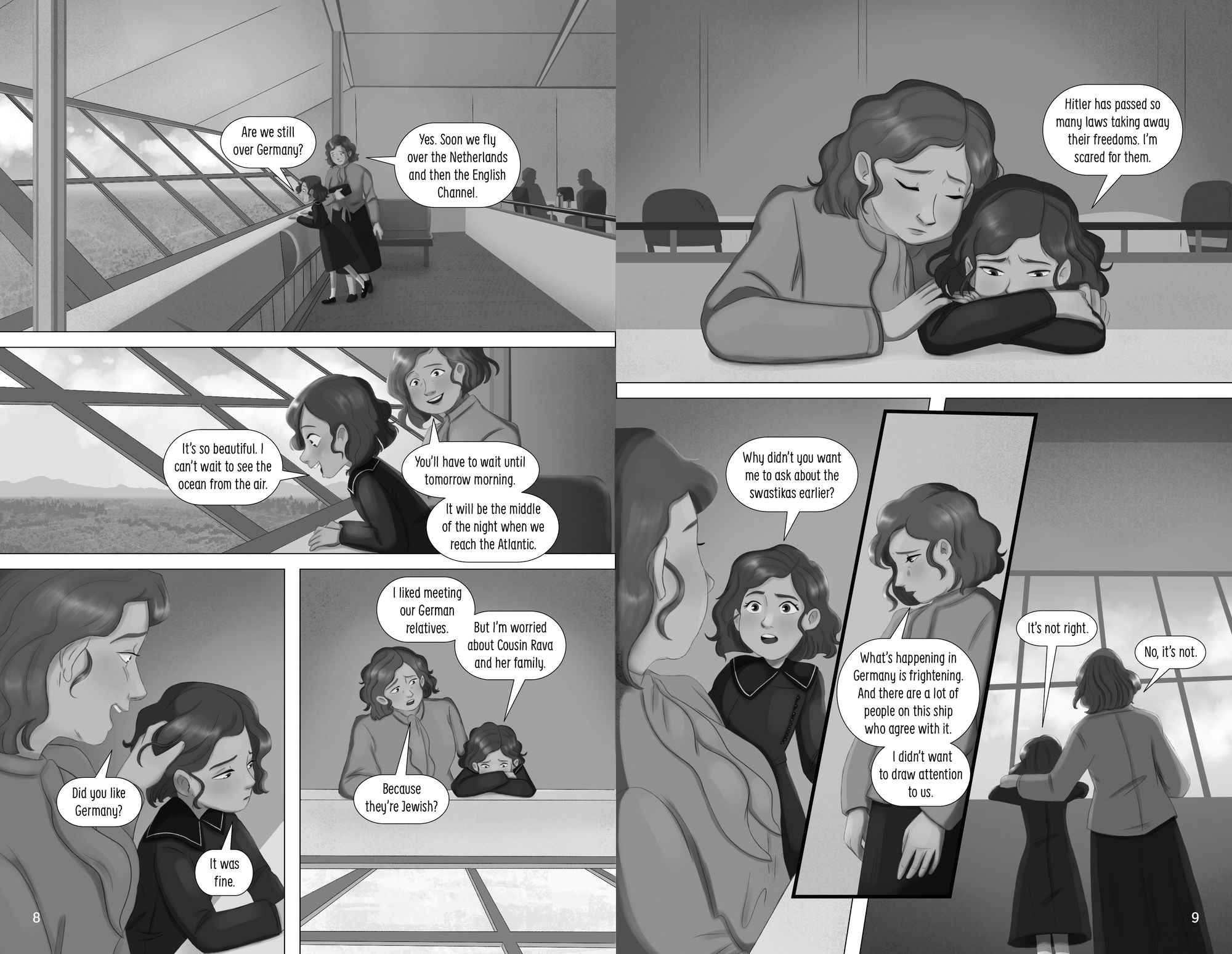 Bonnie and the Fiery Crash: A Hindenburg Disaster Graphic Novel
