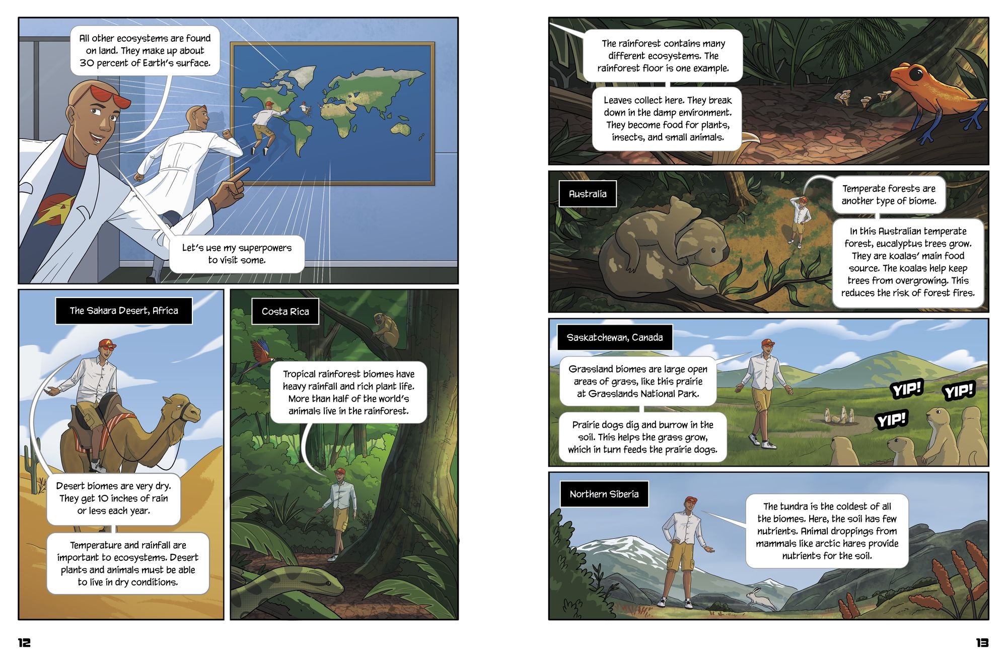 Unearthing Ecosystems in Max Axiom's Lab