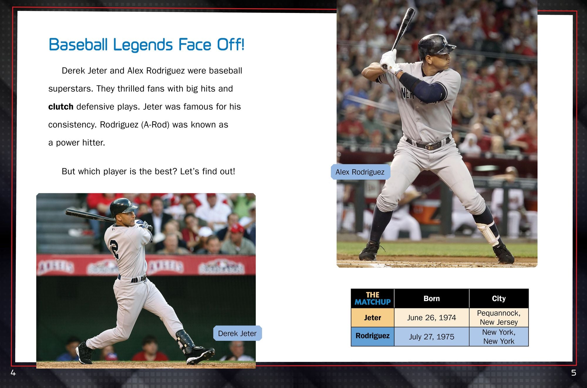 Derek Jeter vs. Alex Rodriguez: Baseball Legends Face Off