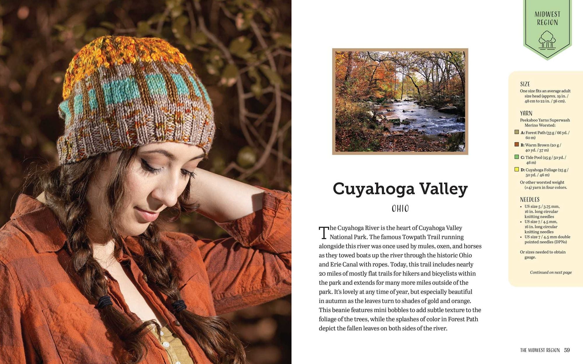 Knitting the National Parks: 63 Easy-to-Follow Designs for Beautiful Beanies Inspired by the US National Parks (Knitting Books and Patterns; Knitting Beanies)