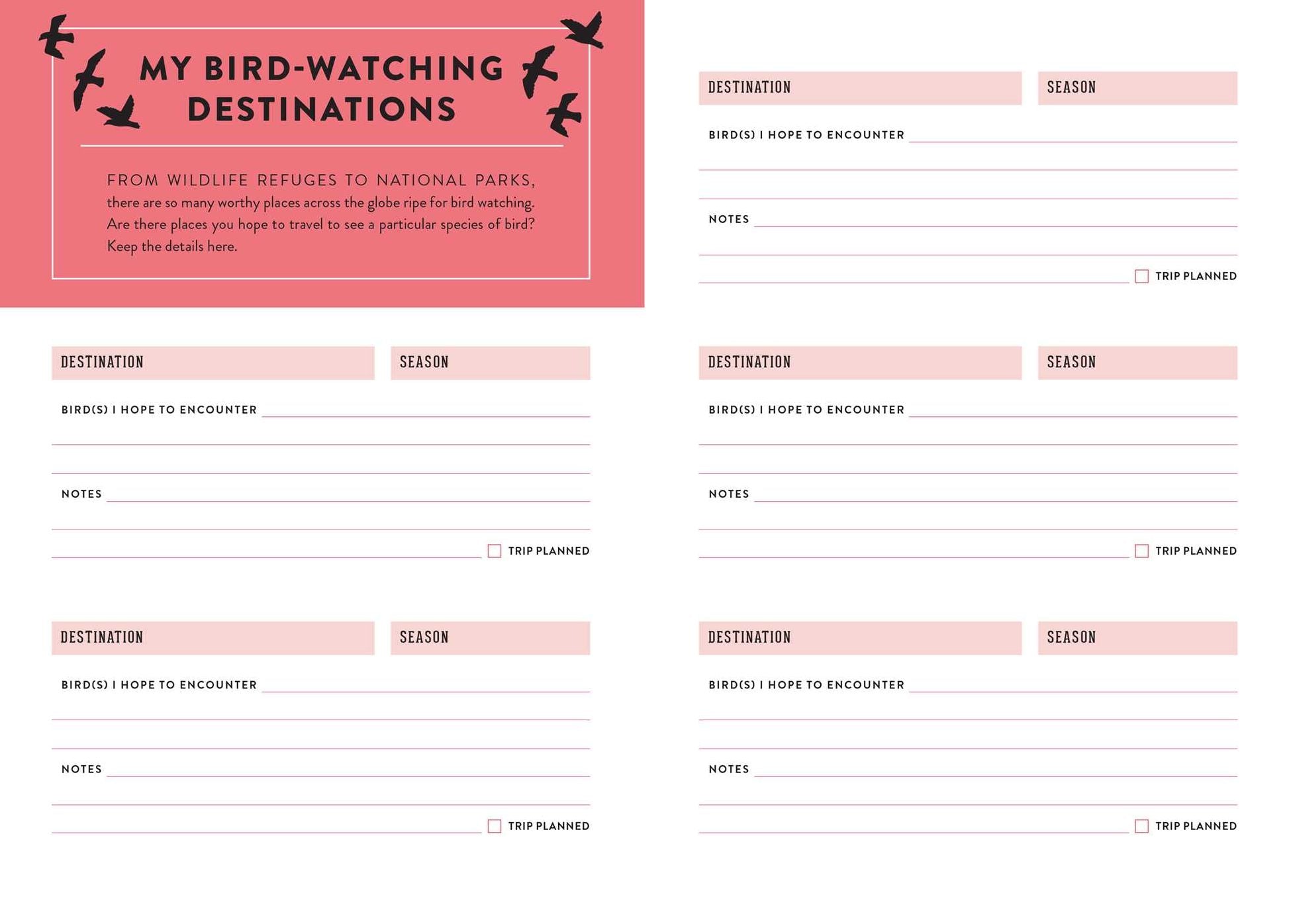 The Bird Watcher's Journal (Birding Log Book; Birding Field Diary; Birder Gifts)