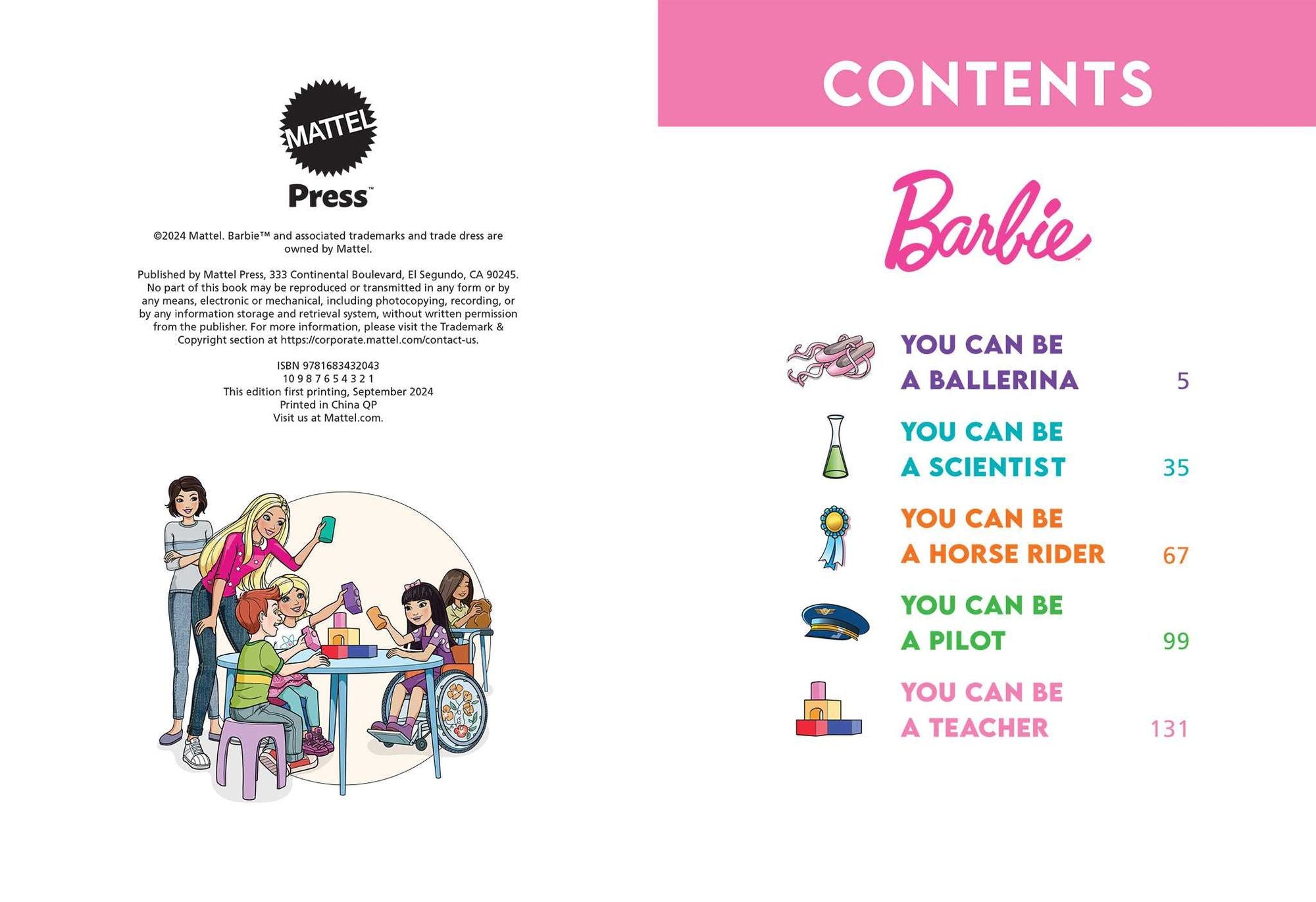 Barbie: You Can Be Anything 5-Minute Stories