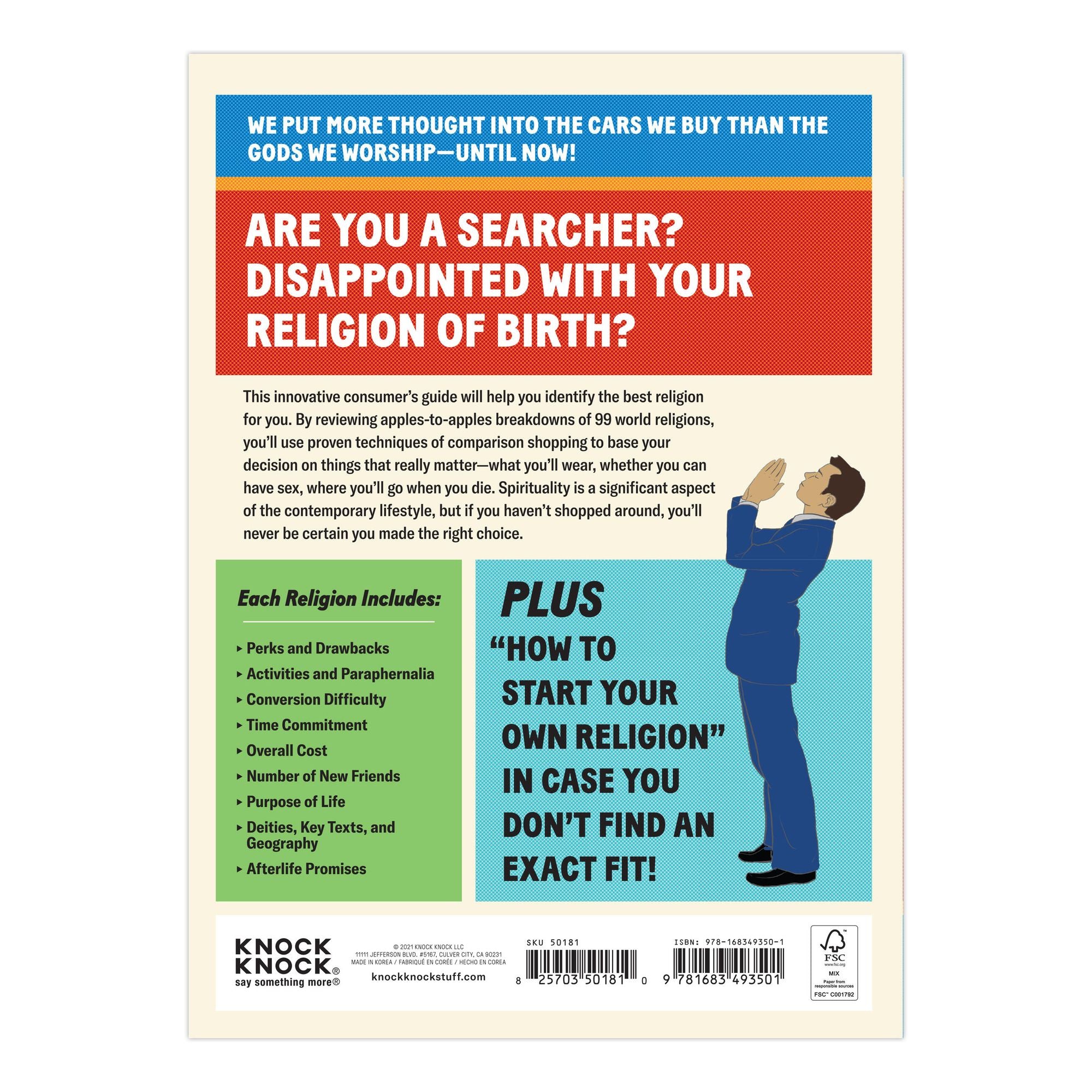 Savvy Convert's Guide to Choosing a Religion: Everything You Need to Know about 99 Actual Religions