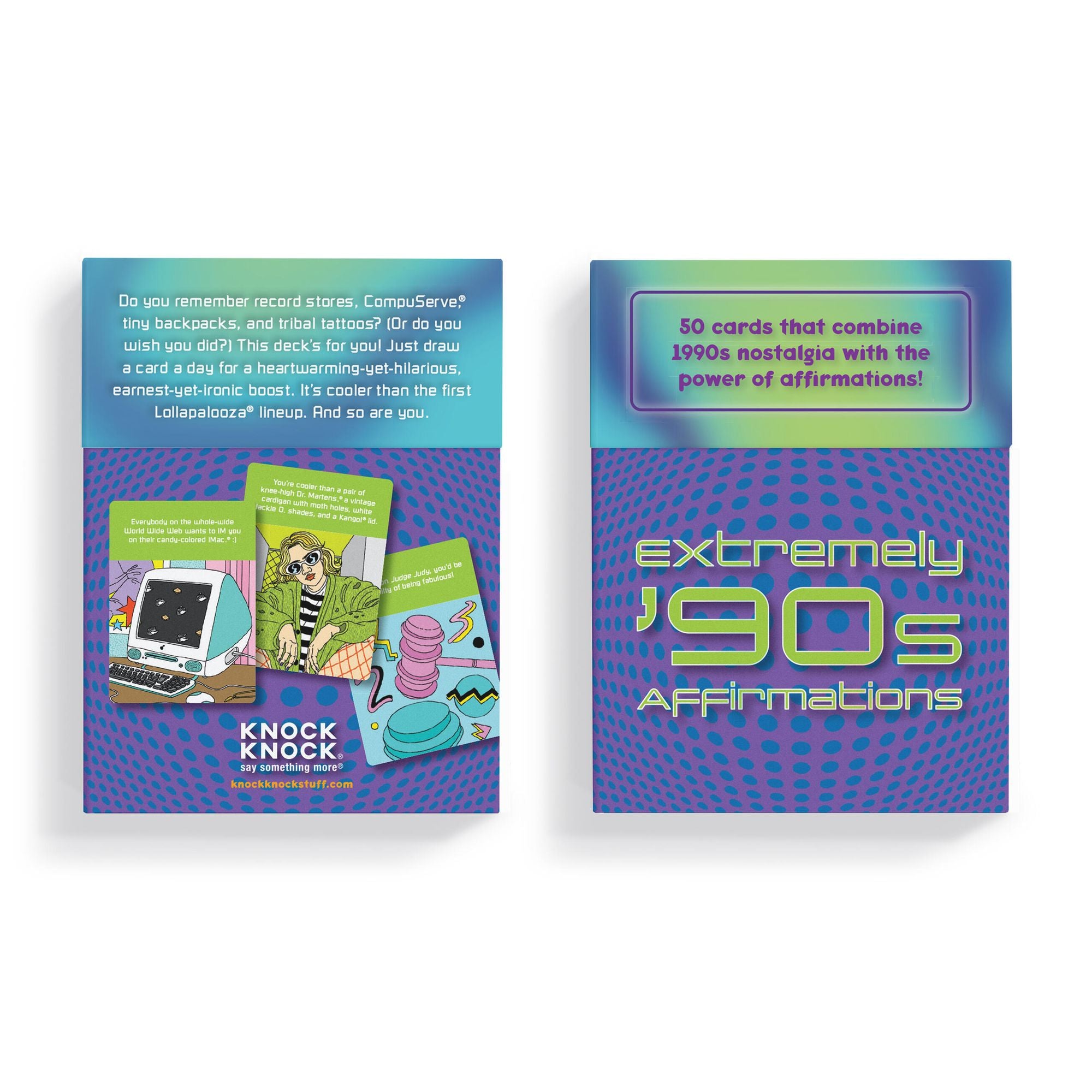 Extremely 90s Affirmations Deck: 50 Cards That Combine 1990s Nostalgia With The Power of Affirmations! (Affirmations from the Decades)
