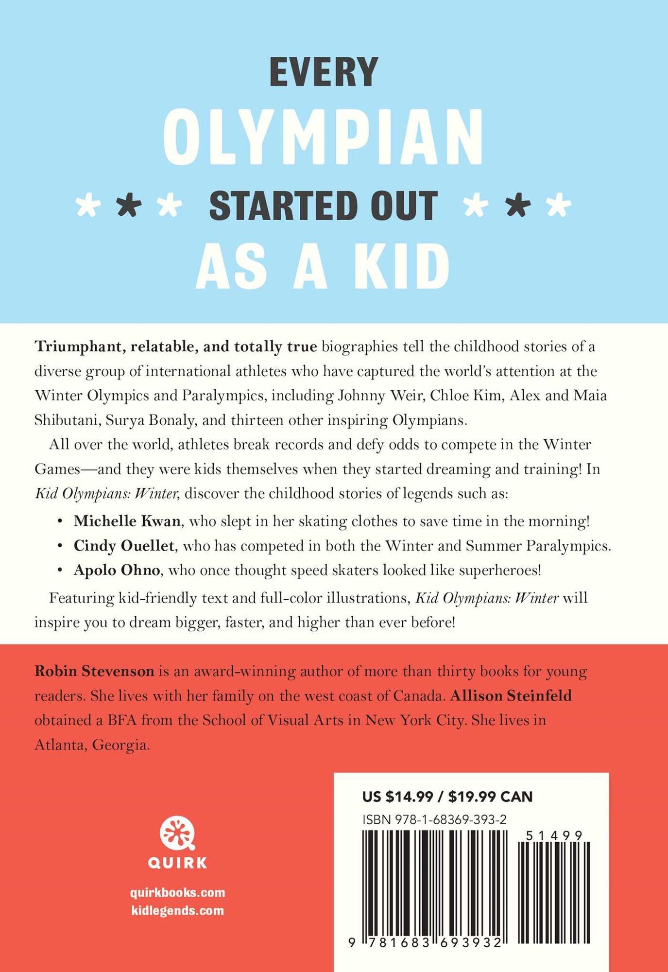 Kid Olympians: Winter: True Tales of Childhood from Champions and Game Changers