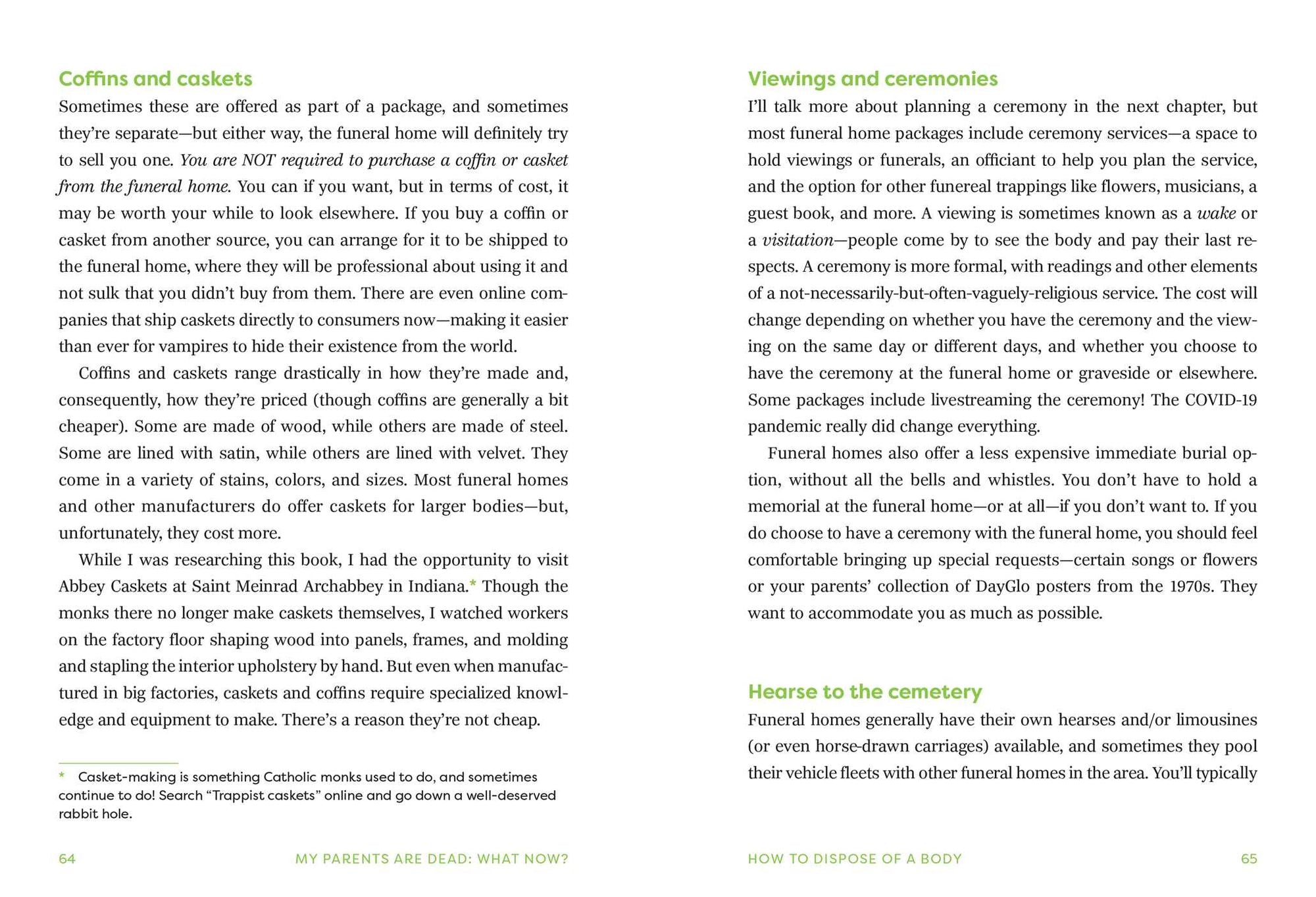 My Parents Are Dead: What Now?: A Panic-Free Guide to the Practicalities of Death