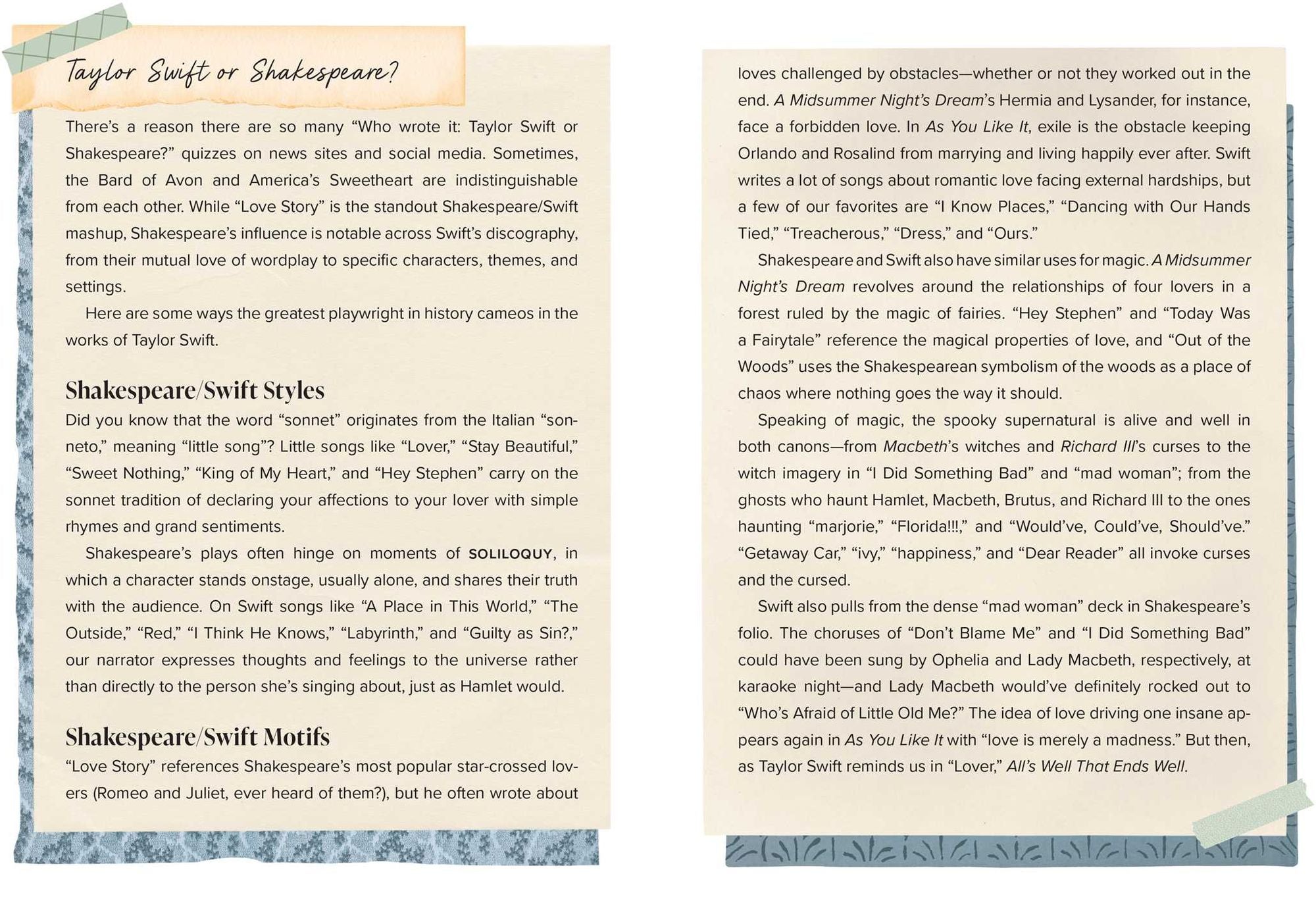 Taylor Swift by the Book: The Literature Behind the Lyrics, from Fairy Tales to Tortured Poets