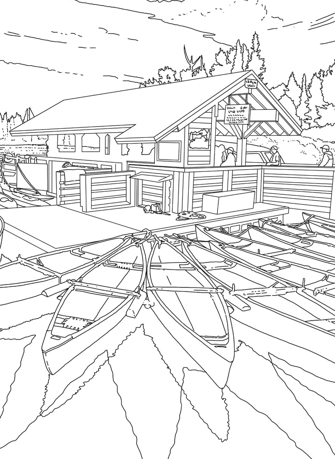 The National Parks Postcard Coloring Book: 20 Colorable Postcards of America's National Parks