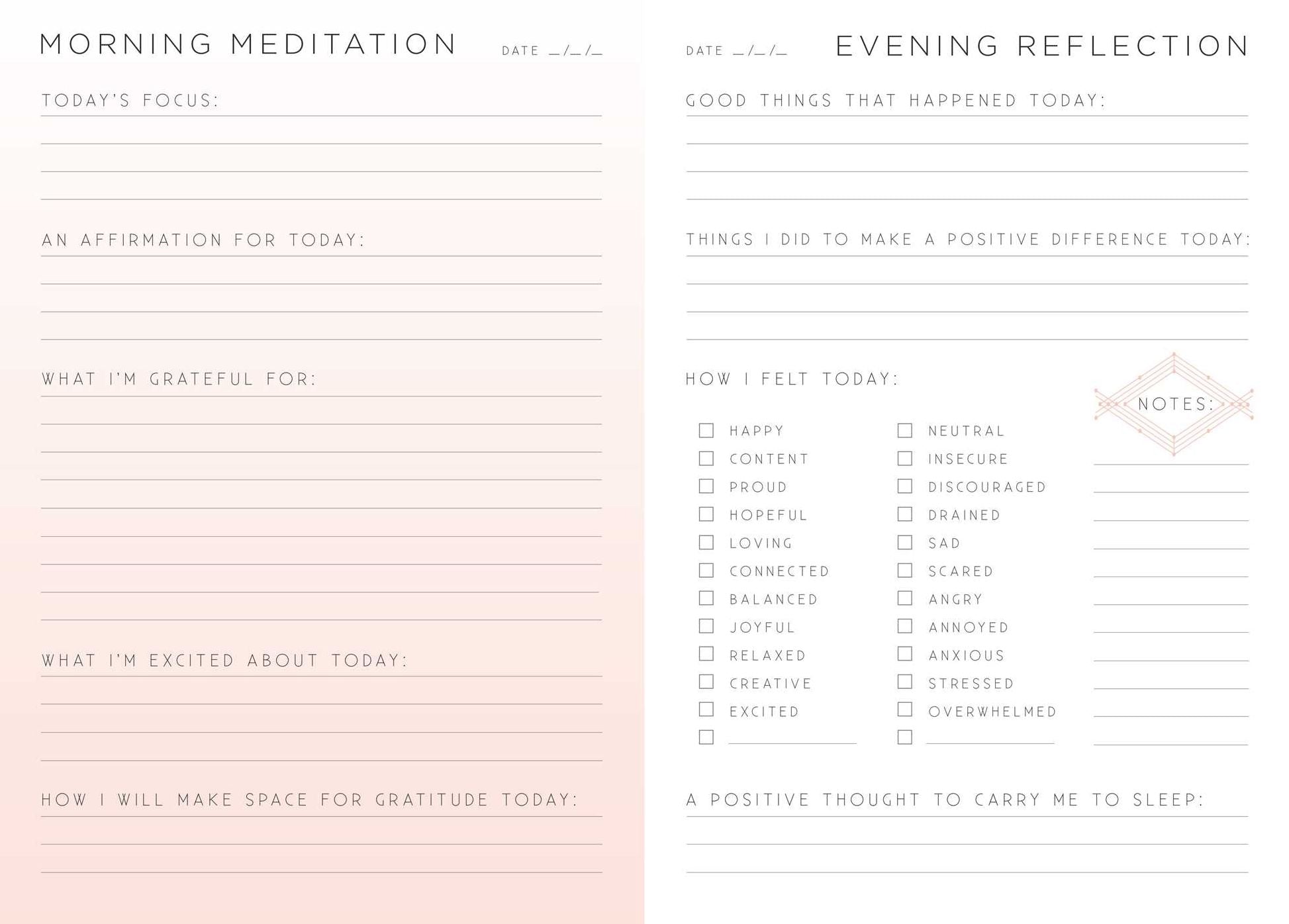 Gratitude: A Day and Night Reflection Journal