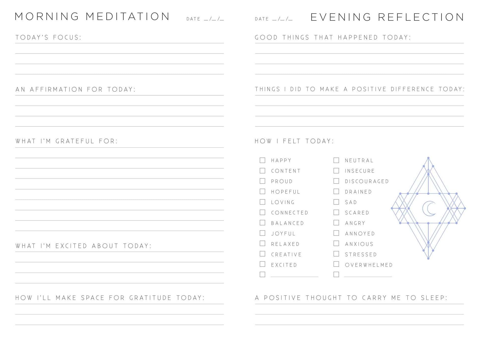 Gratitude: A Day and Night Reflection Journal