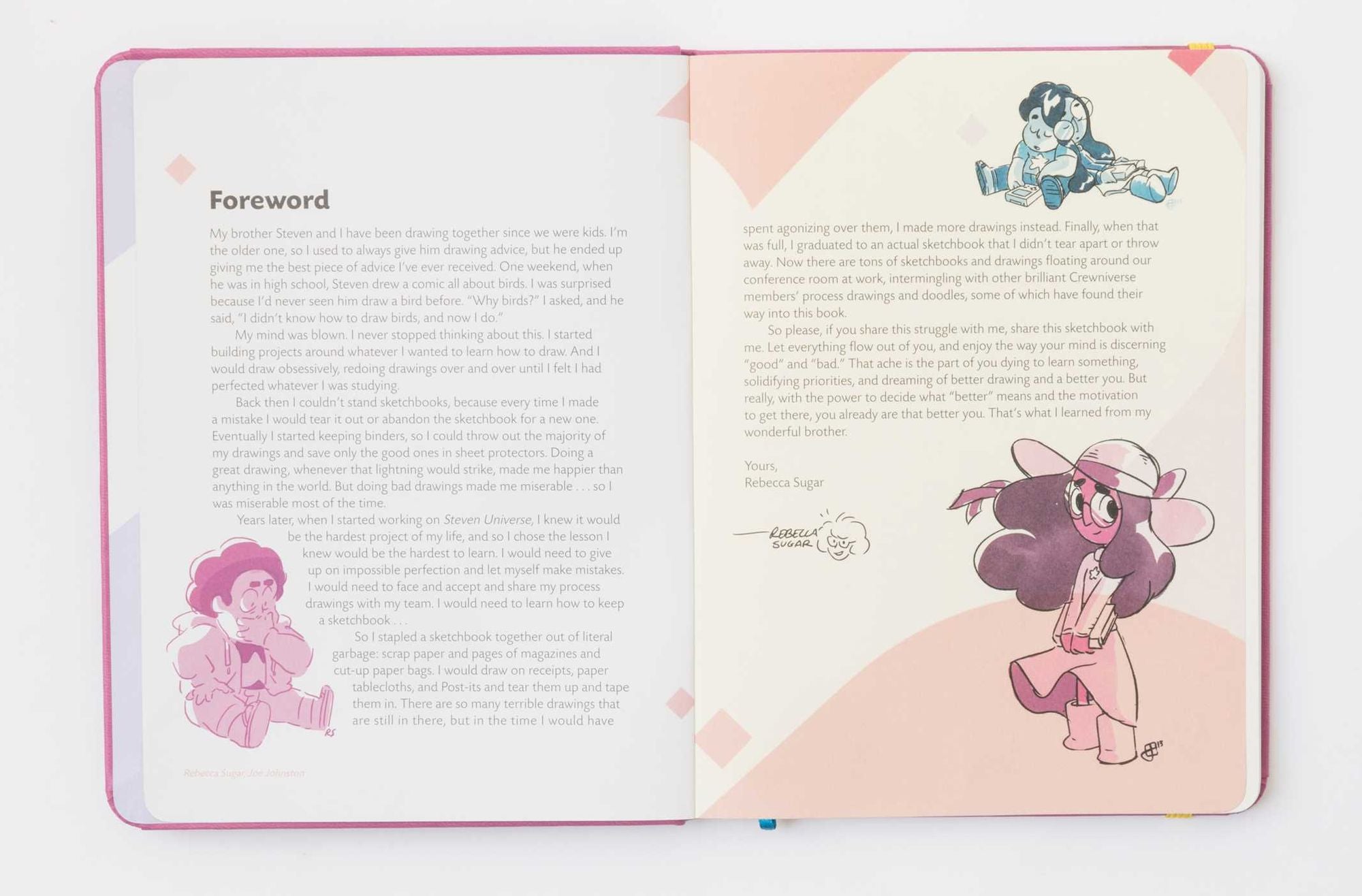 Steven Universe Deluxe Hardcover Blank Sketchbook: Rebecca Sugar Edition