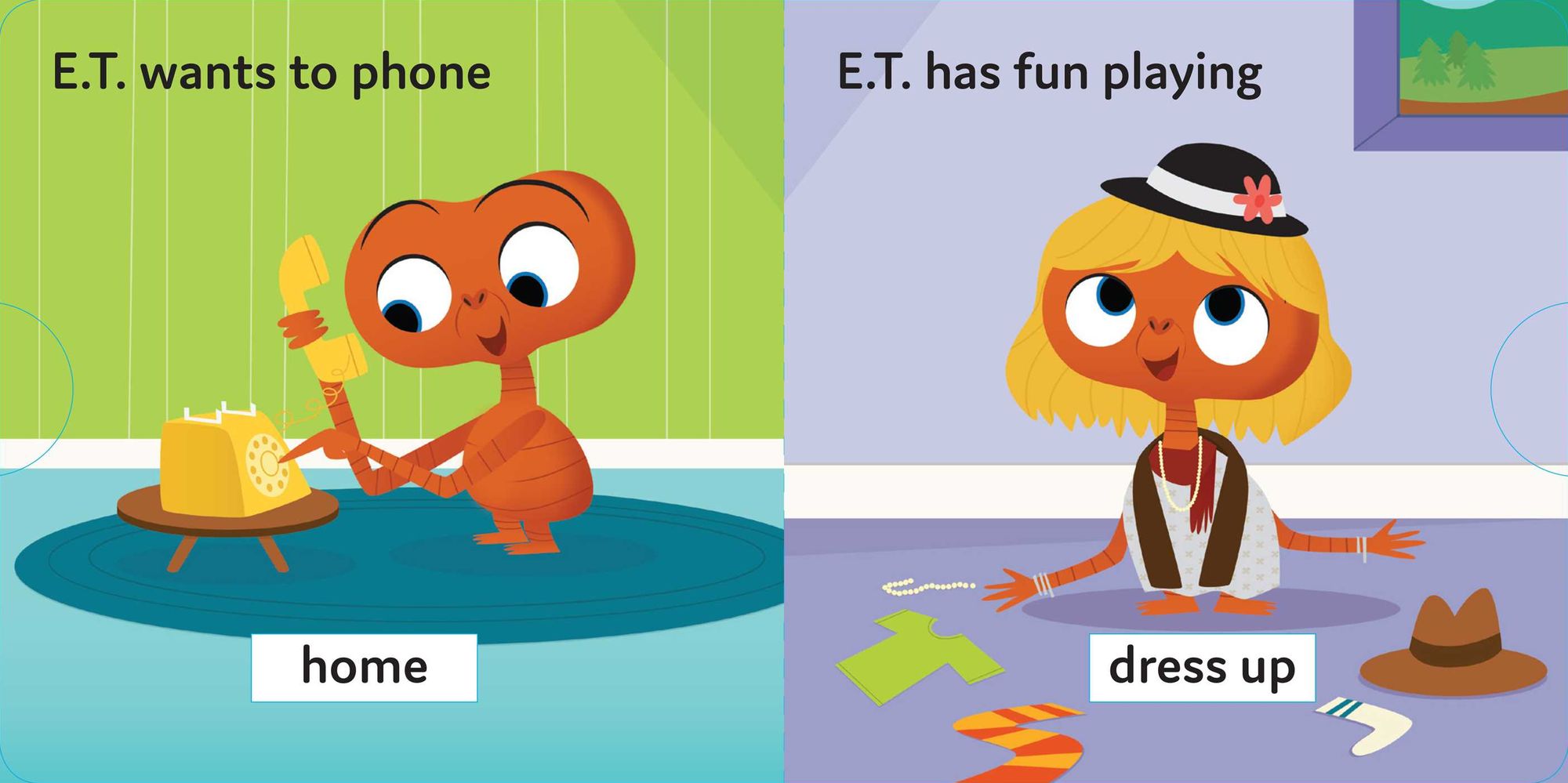 E.T. the Extra-Terrestrial: E.T.'s First Words: (Pop Culture Board Books, Baby's First Words)
