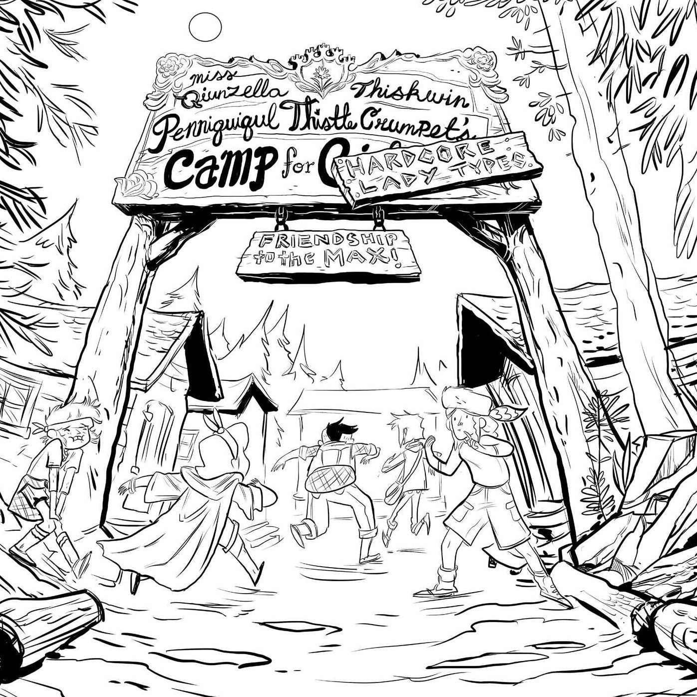Lumberjanes Coloring Book
