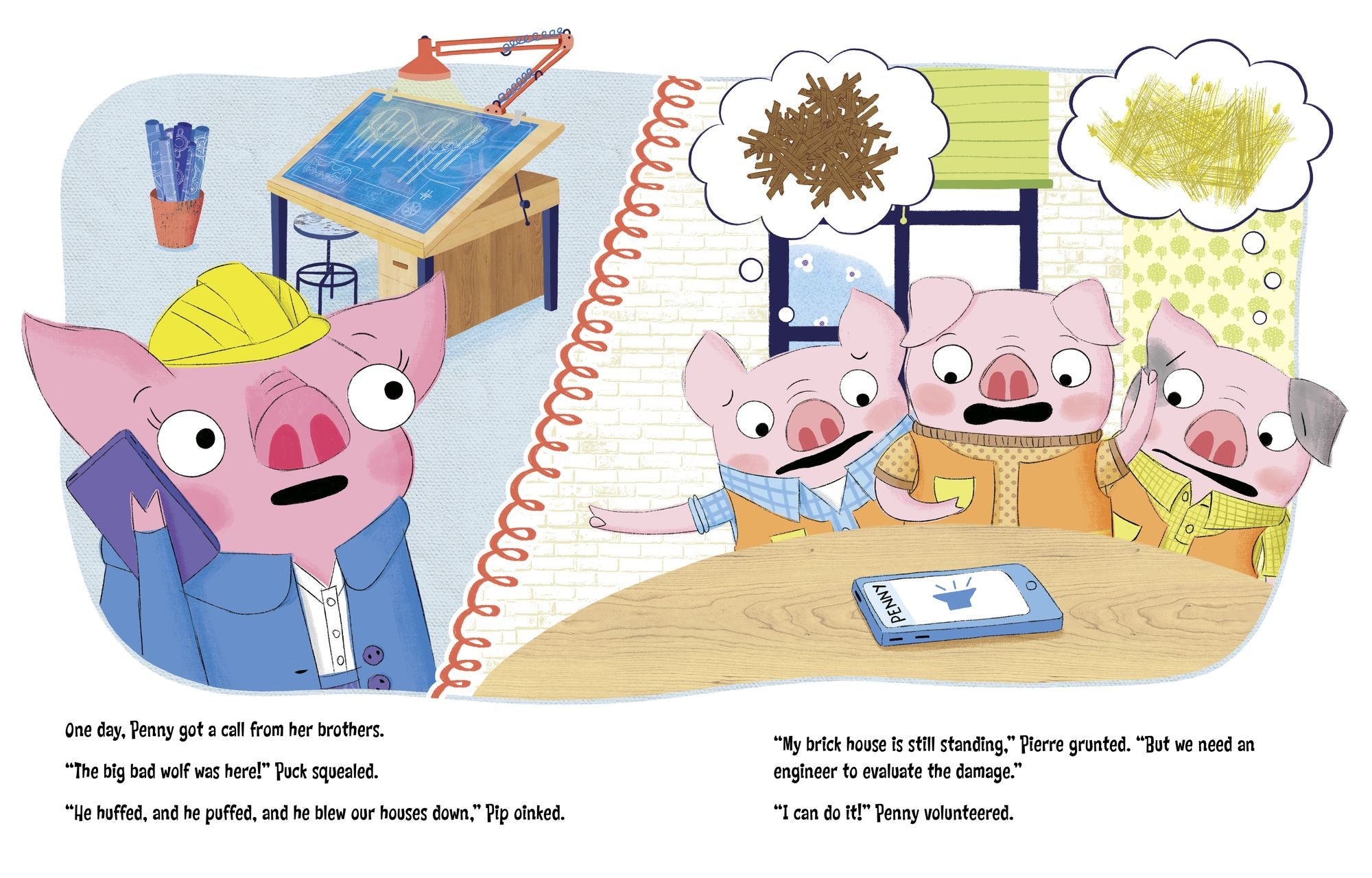 Penny, the Engineering Tail of the Fourth Little Pig