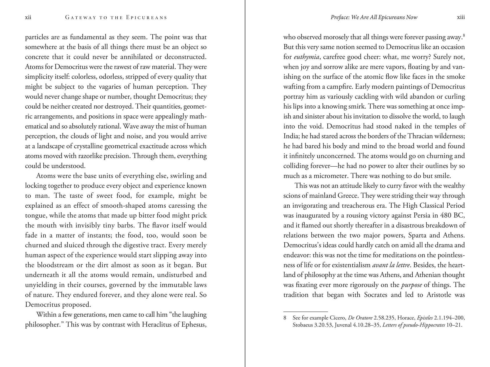 Gateway to the Epicureans: Epicurus, Lucretius, and Their Modern Heirs