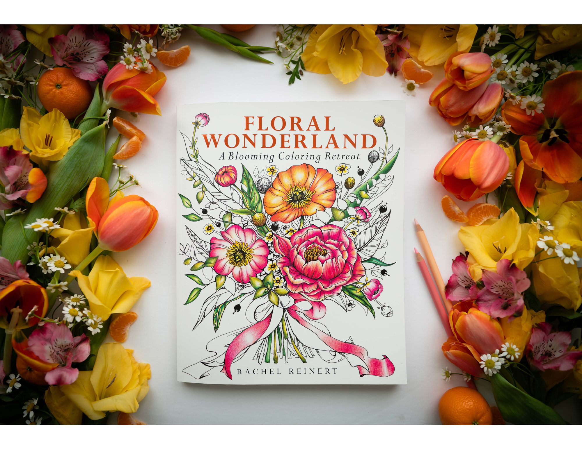 Floral Wonderland: A Blooming Coloring Retreat - A Relaxing Coloring Book of Beautiful Flowers for Adults